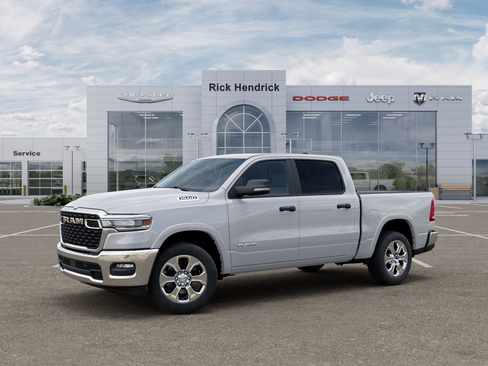 New 2026 Bright White Clearcoat RAM Big Horn image 37