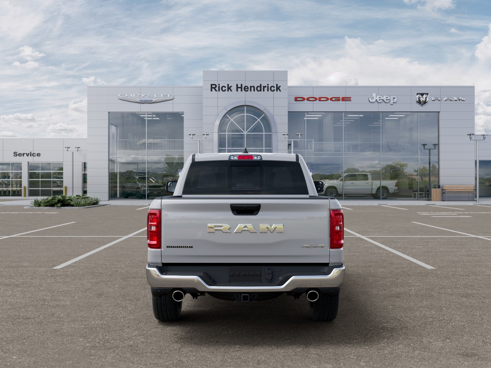 New 2026 Bright White Clearcoat RAM Big Horn image 41