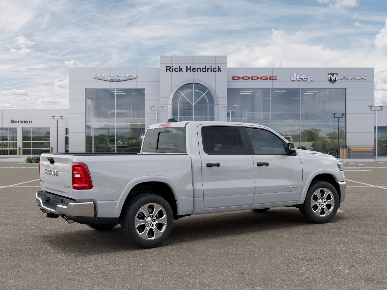 New 2026 Bright White Clearcoat RAM Big Horn image 39