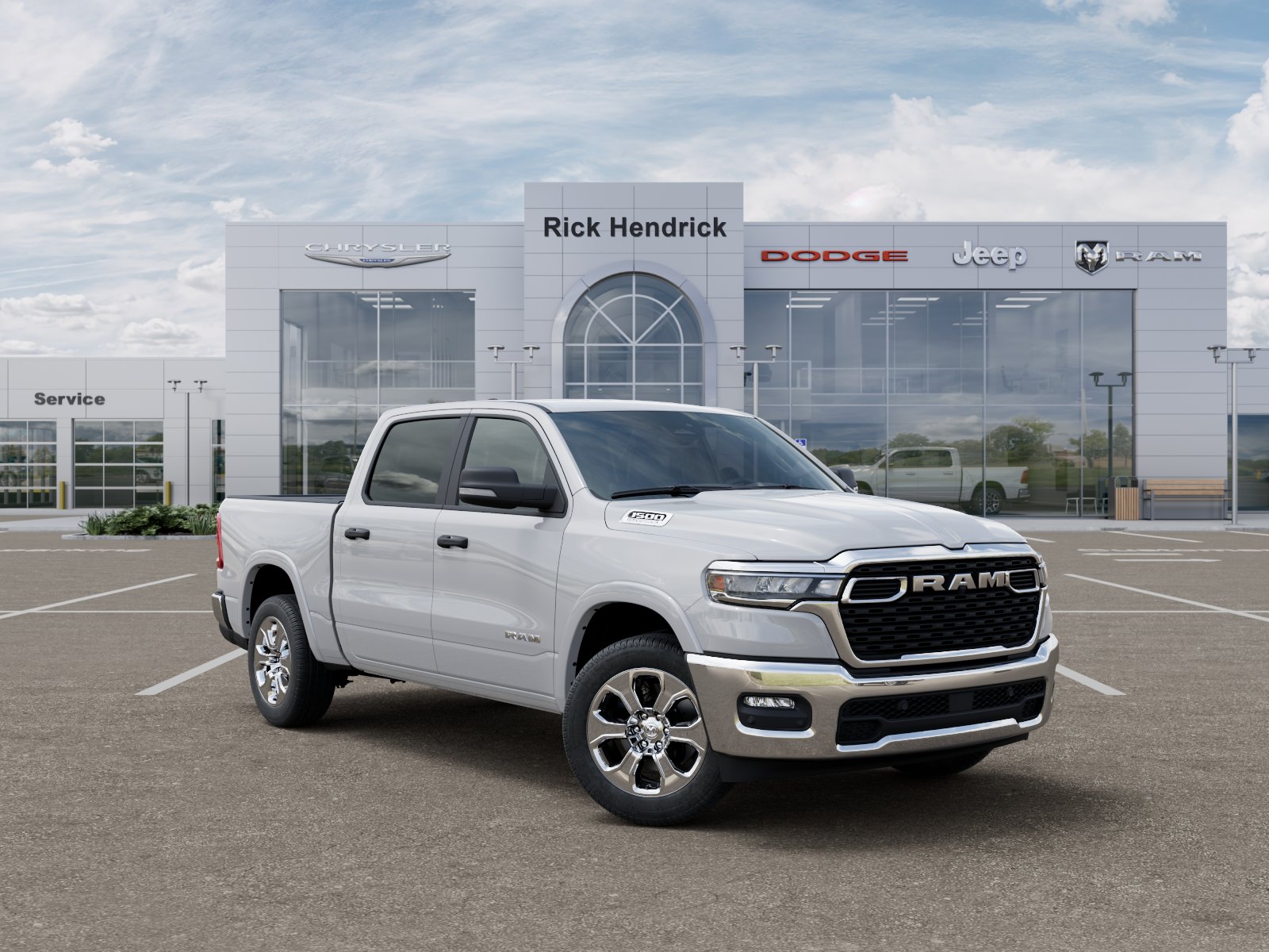 New 2026 Bright White Clearcoat RAM Big Horn image 35