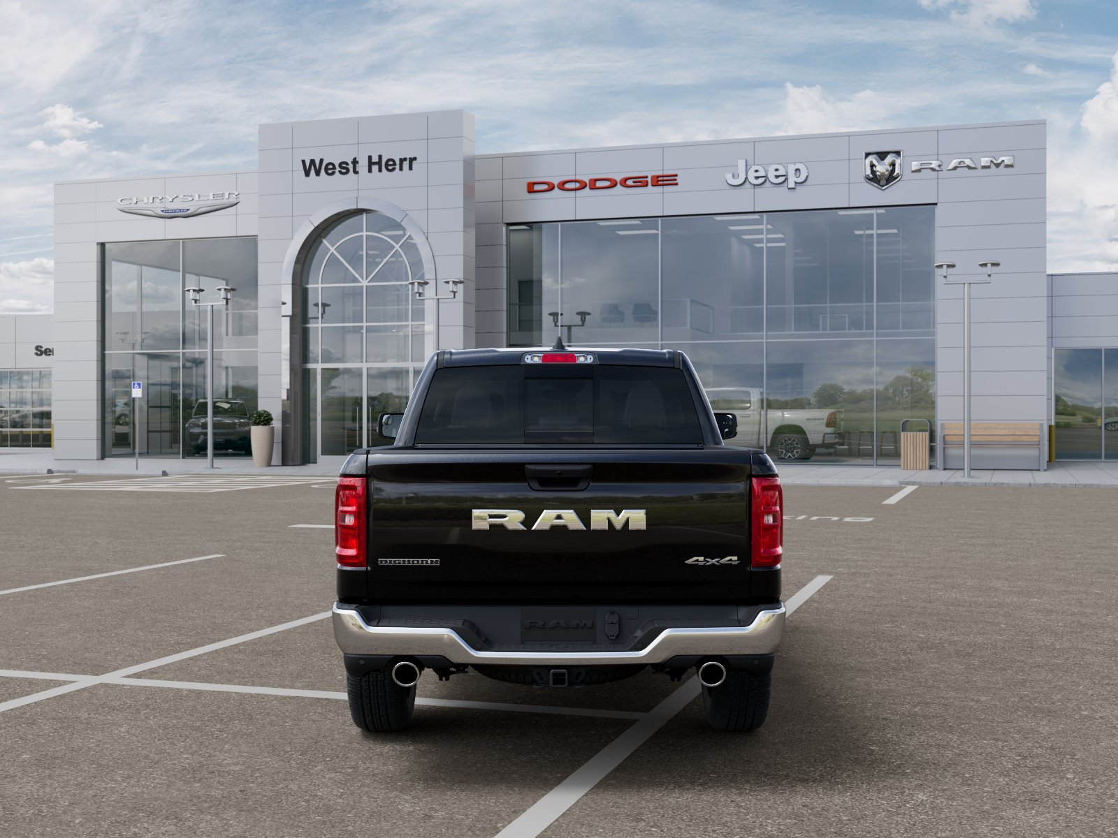 New 2026 Diamond Black Crystal Pearl-Co Ram RAM 1500 BIG HORN CREW CAB 4X4 image 7