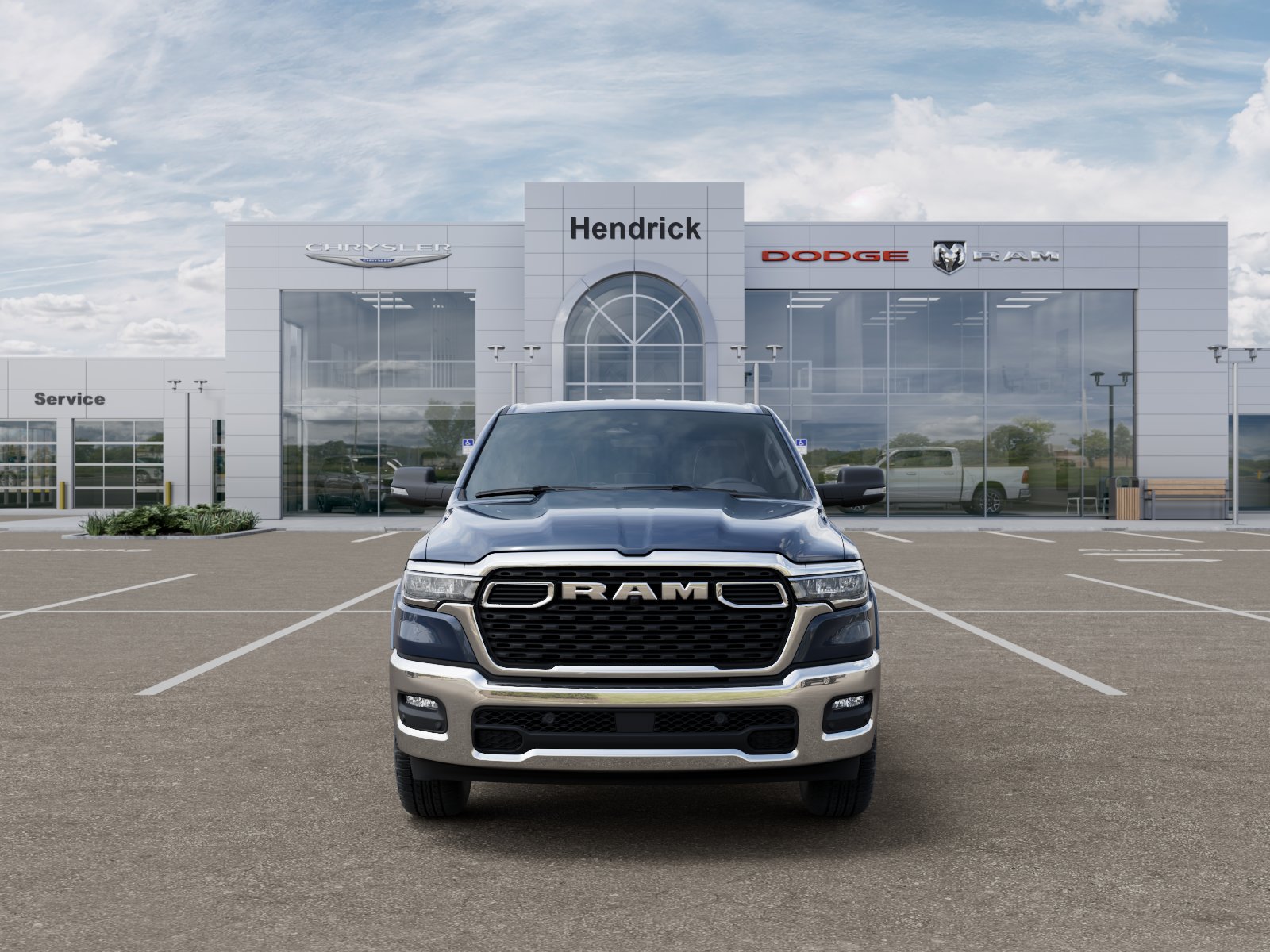 New 2026 Forged Blue Metallic Exterior Paint RAM Big Horn image 39