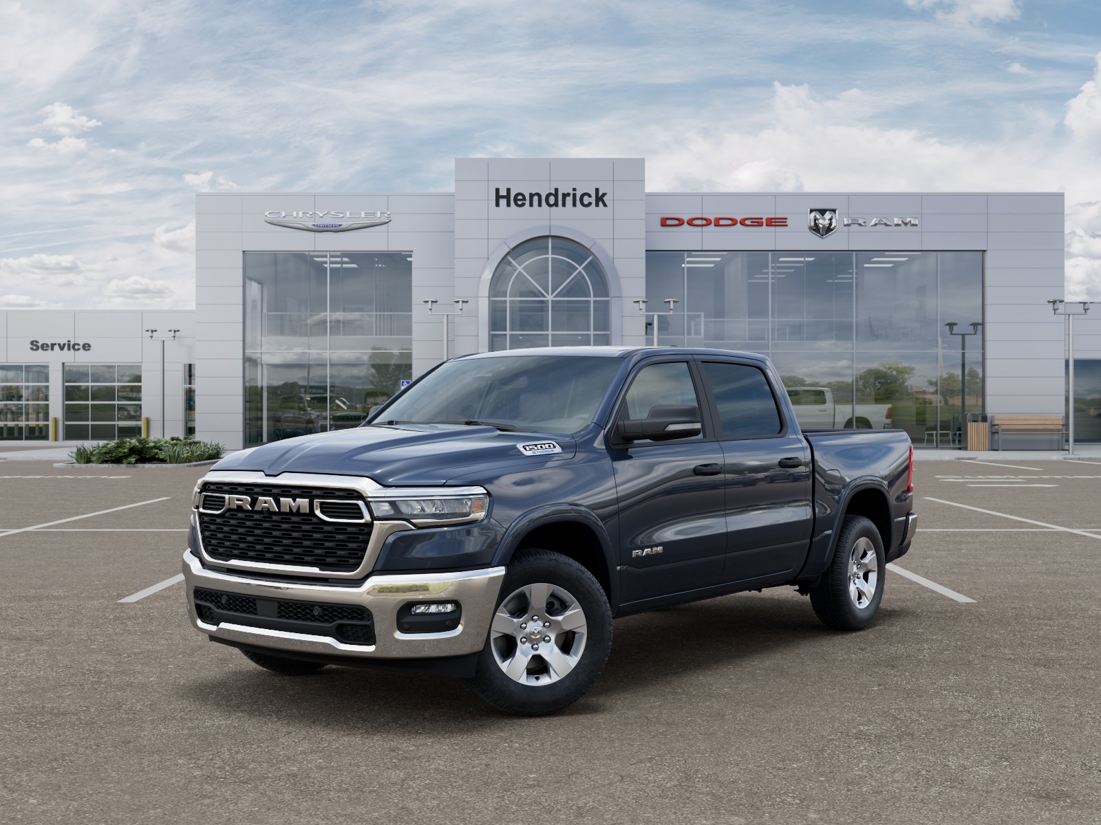 New 2026 Forged Blue Metallic Exterior Paint RAM Big Horn image 35