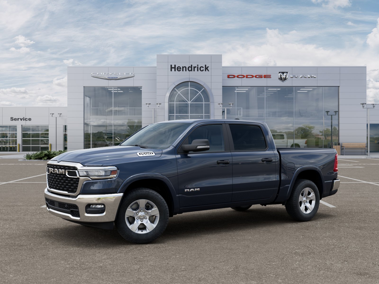 New 2026 Forged Blue Metallic Exterior Paint RAM Big Horn image 36