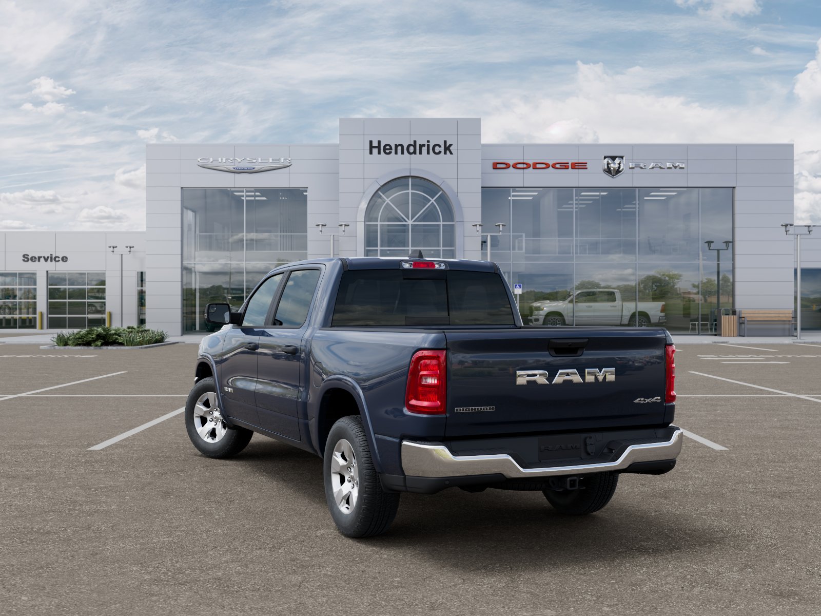 New 2026 Forged Blue Metallic Exterior Paint RAM Big Horn image 37