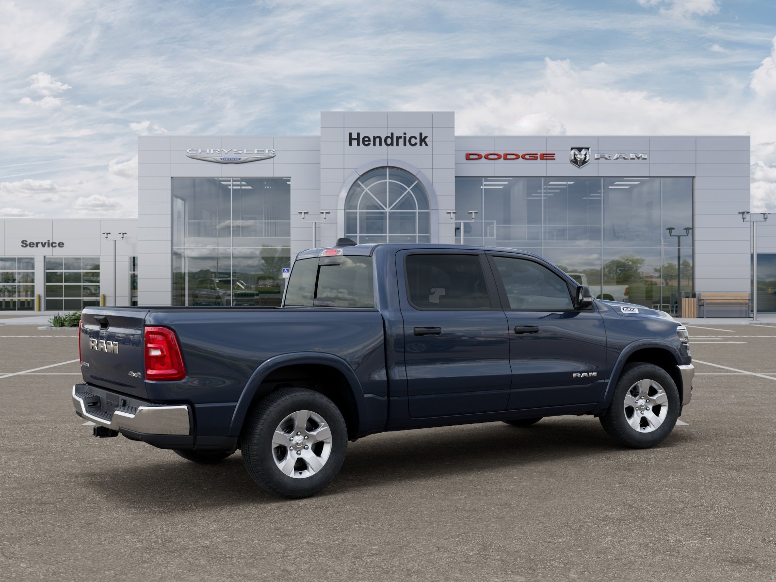 New 2026 Forged Blue Metallic Exterior Paint RAM Big Horn image 38