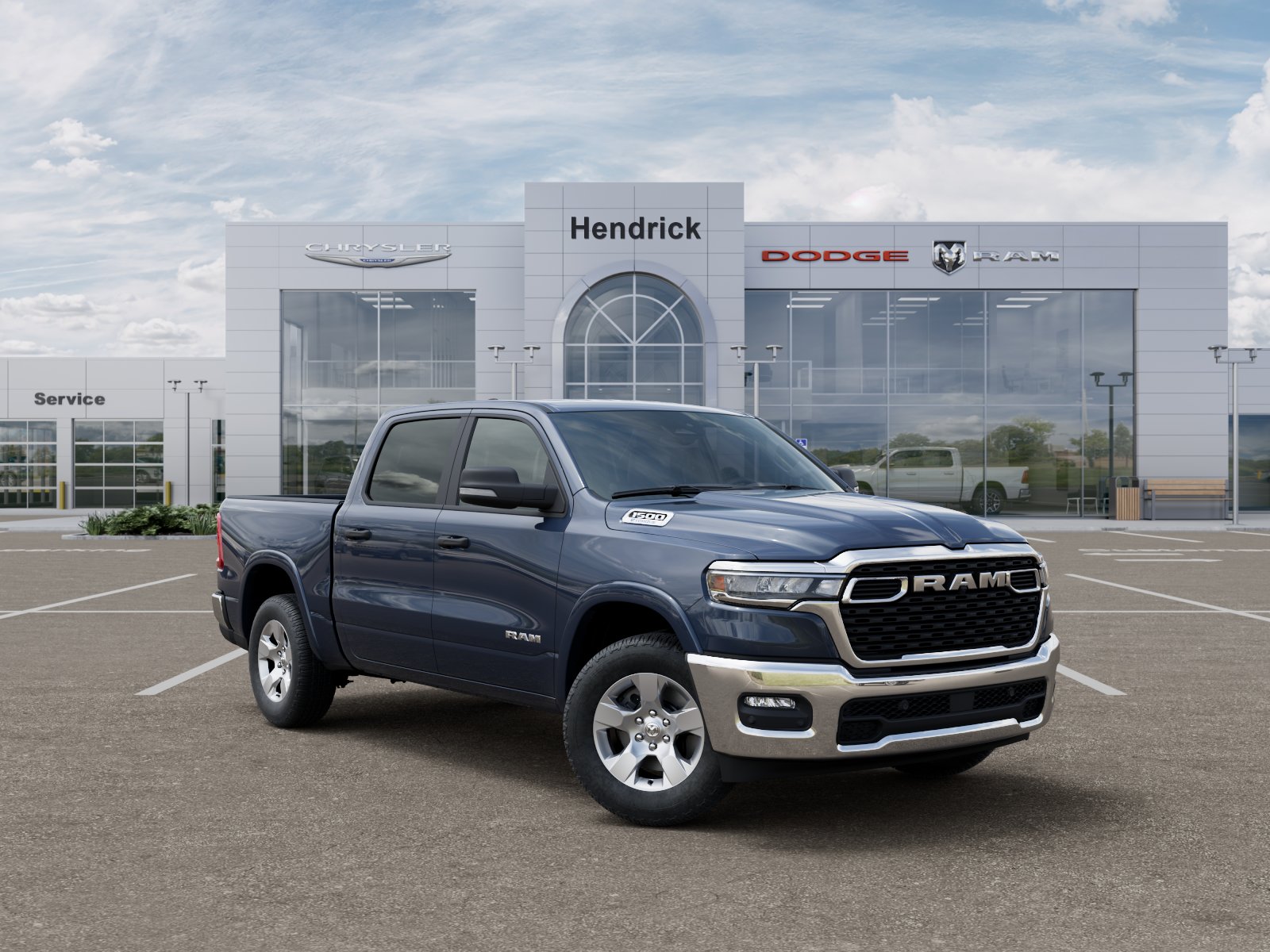New 2026 Forged Blue Metallic Exterior Paint RAM Big Horn image 34