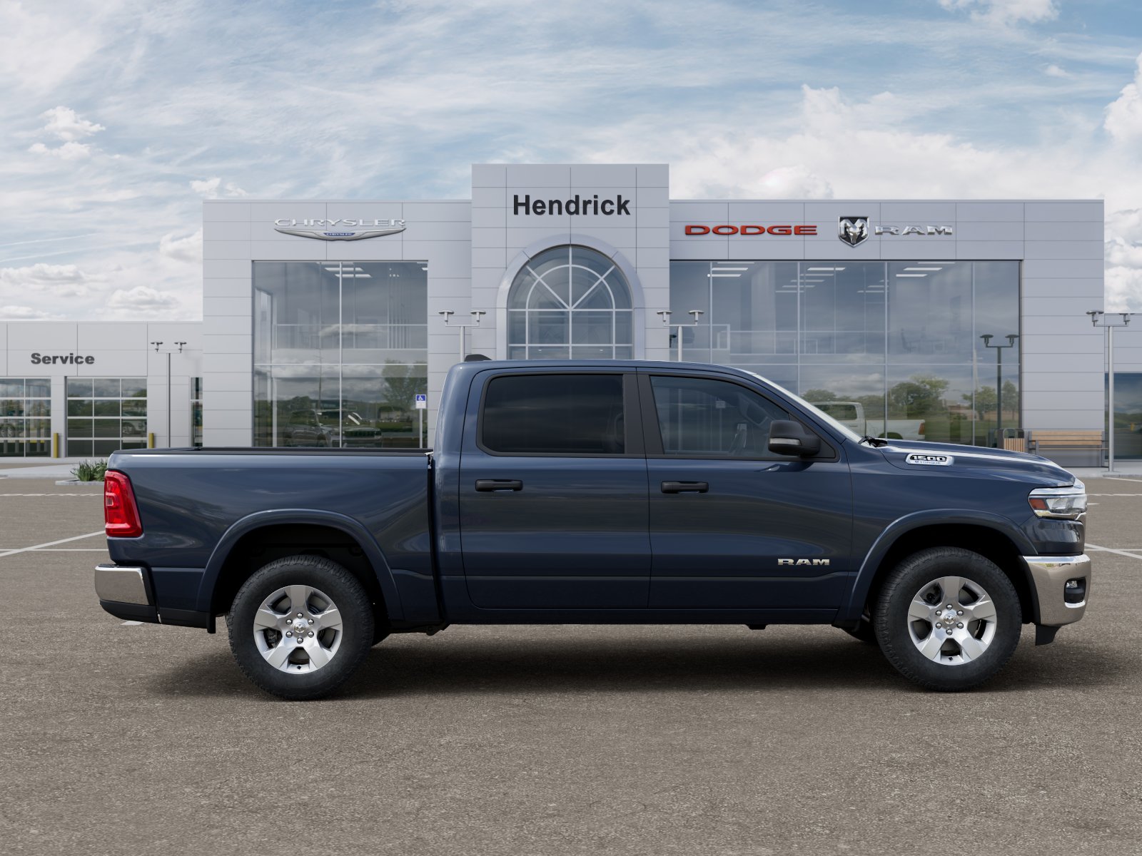 New 2026 Forged Blue Metallic Exterior Paint RAM Big Horn image 54