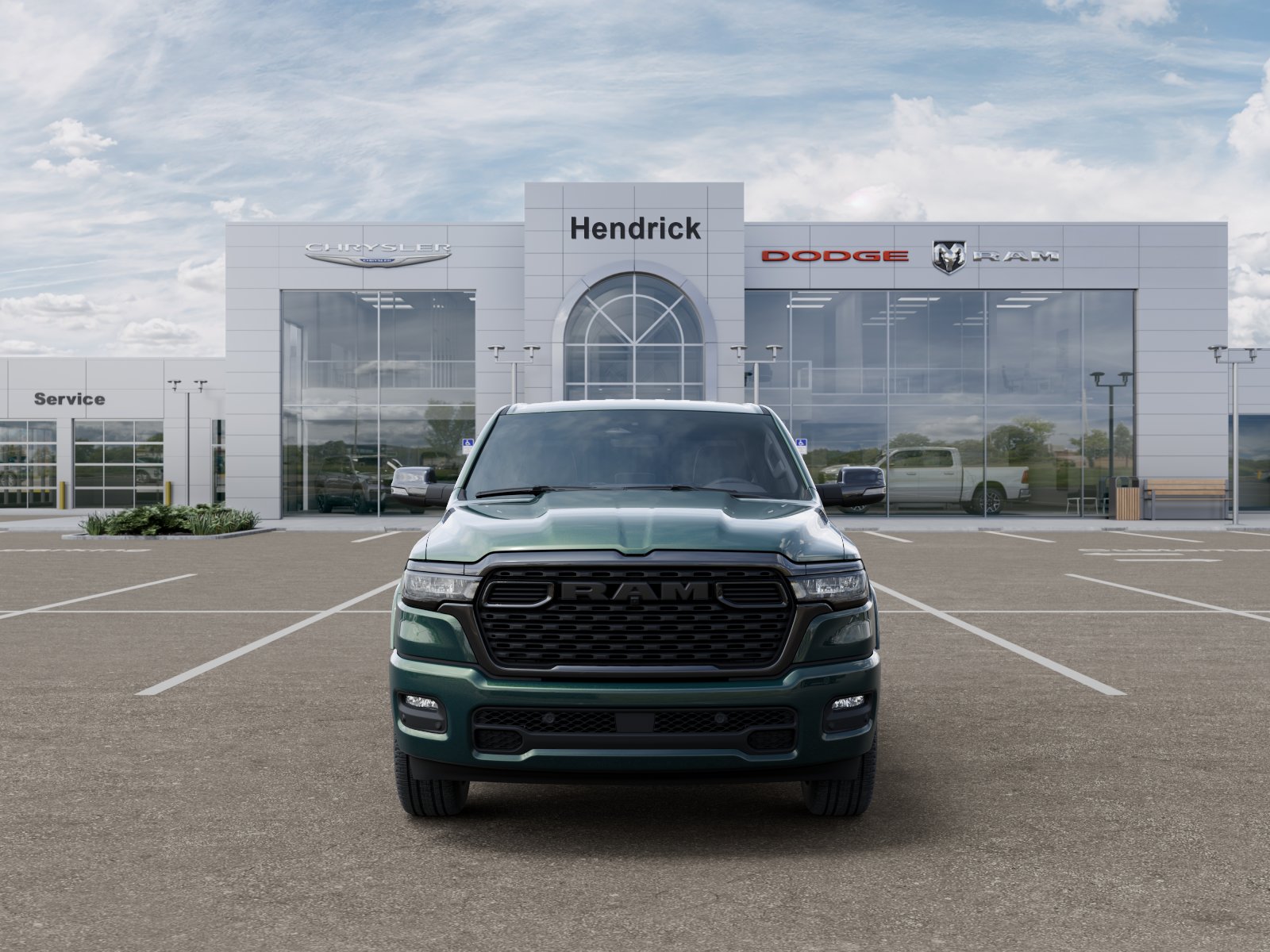 New 2026 Serrano-Green Metallic Exterior Paint RAM Big Horn image 32