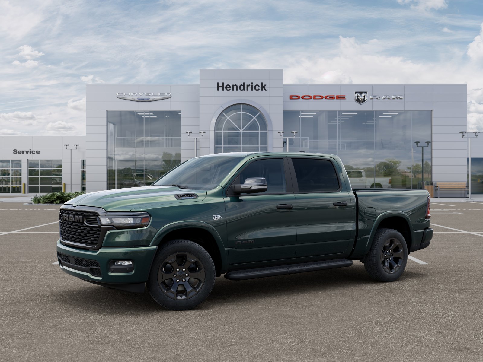 New 2026 Serrano-Green Metallic Exterior Paint RAM Big Horn image 29
