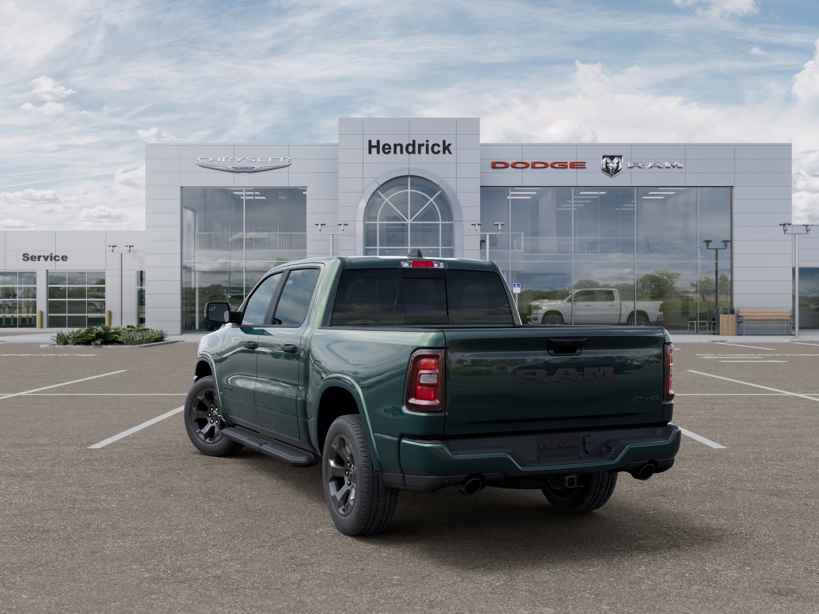 New 2026 Serrano-Green Metallic Exterior Paint RAM Big Horn image 30