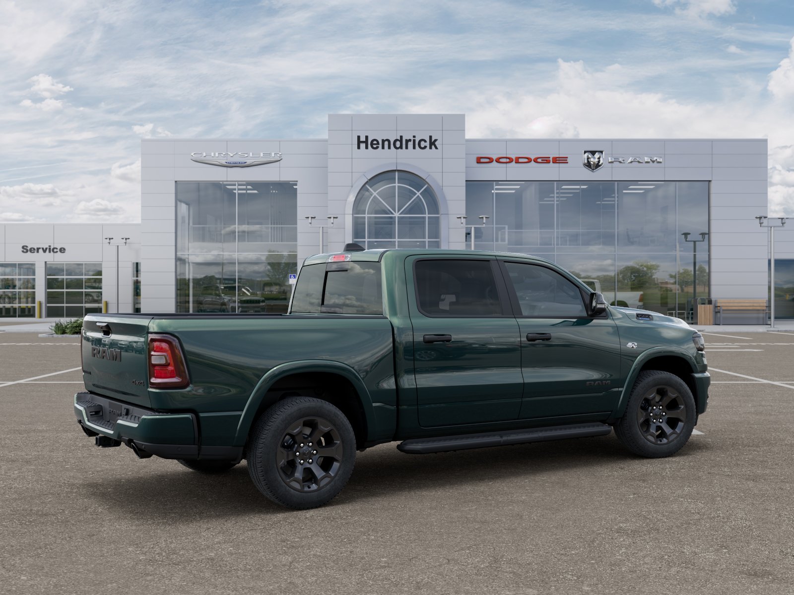 New 2026 Serrano-Green Metallic Exterior Paint RAM Big Horn image 31