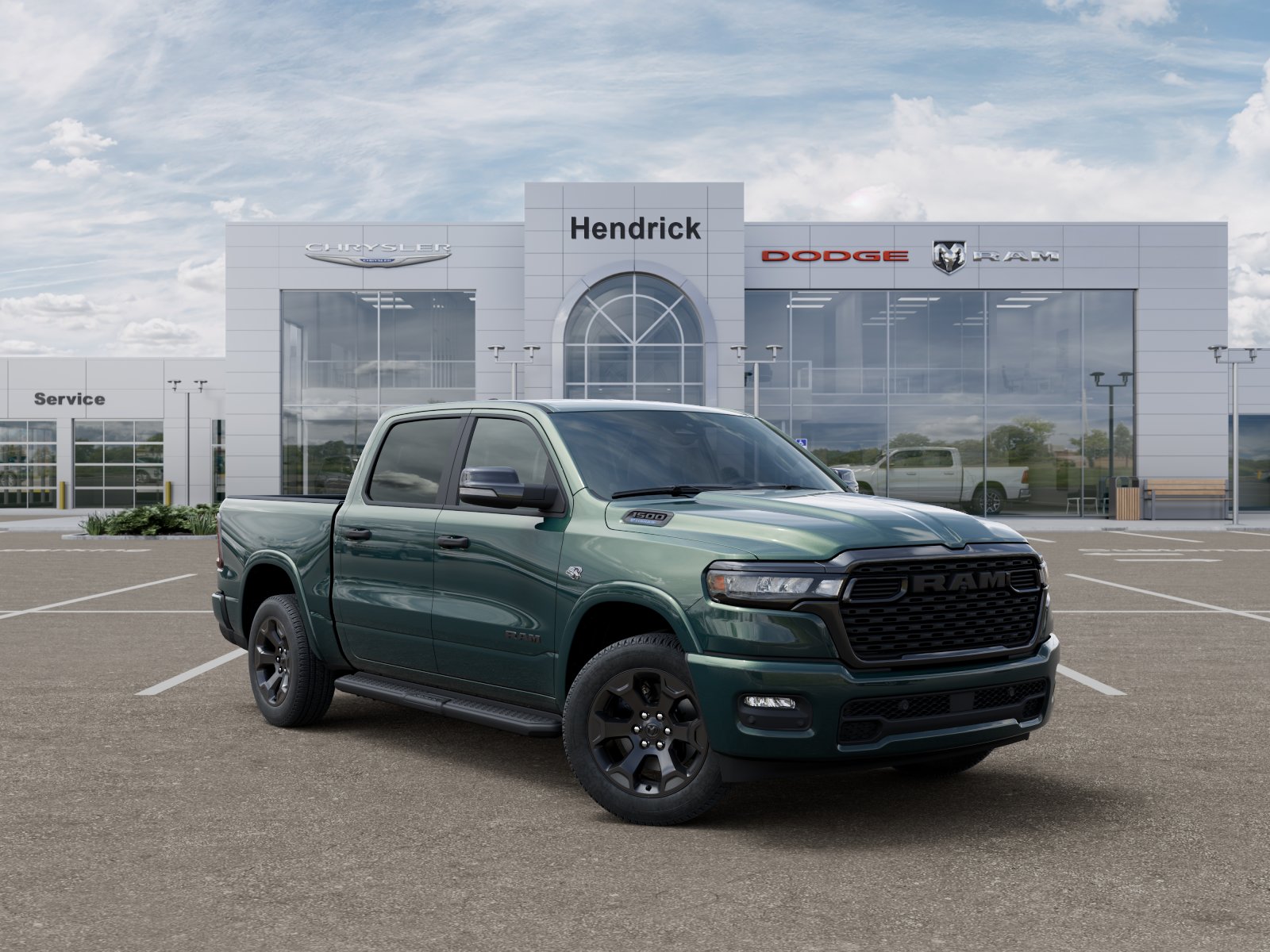 New 2026 Serrano-Green Metallic Exterior Paint RAM Big Horn image 27