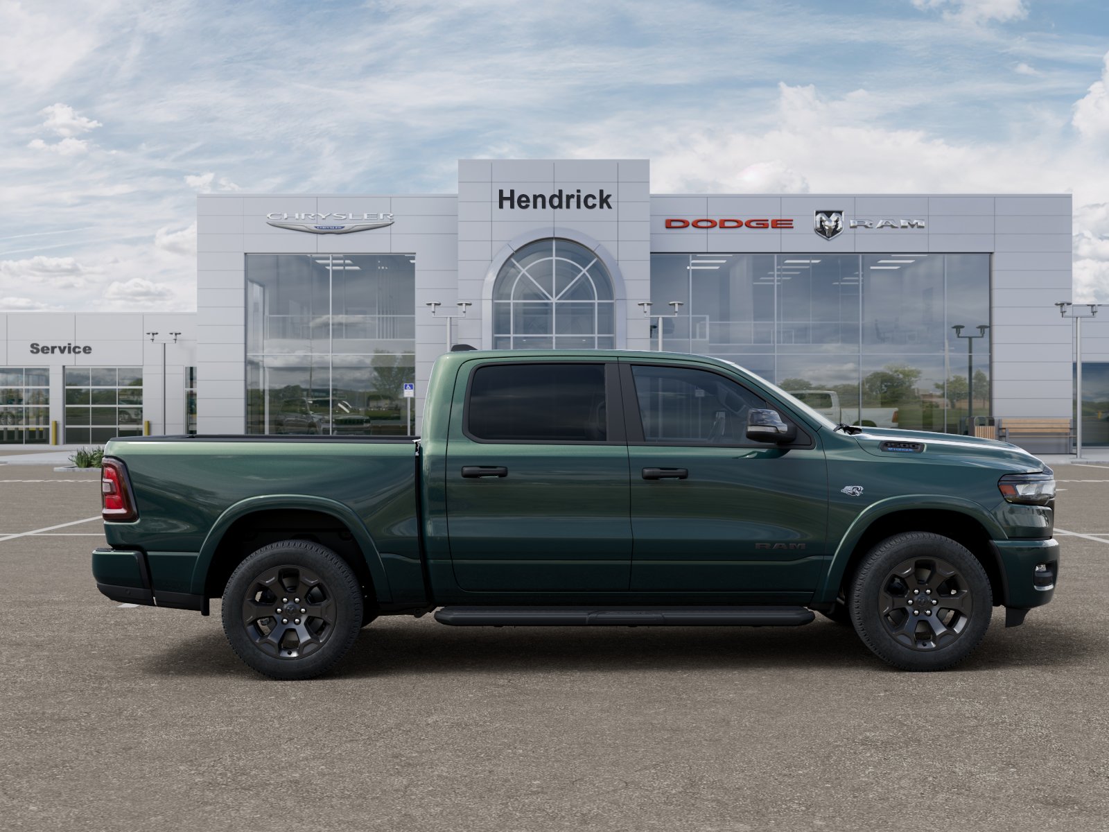 New 2026 Serrano-Green Metallic Exterior Paint RAM Big Horn image 47