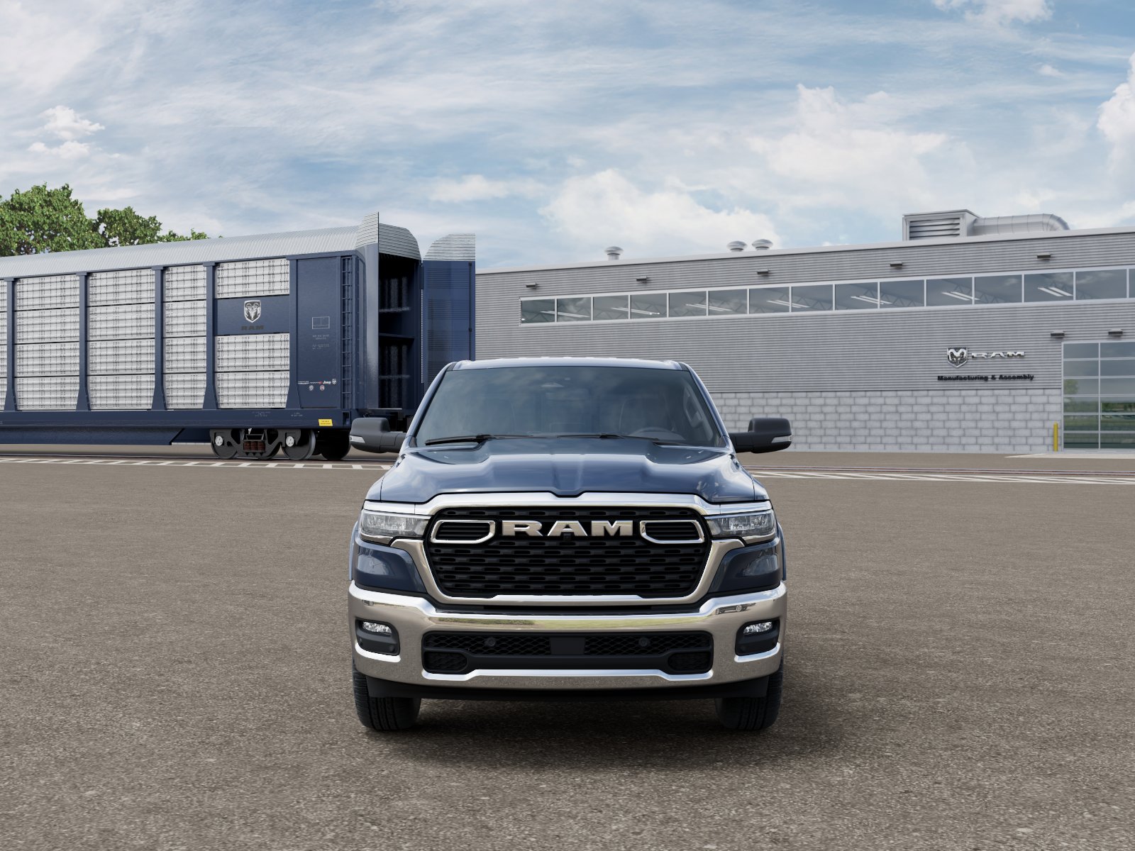 New 2026 Forged Blue Metallic Exterior Paint RAM RAM 1500 BIG HORN CREW CAB 4X4 image 106