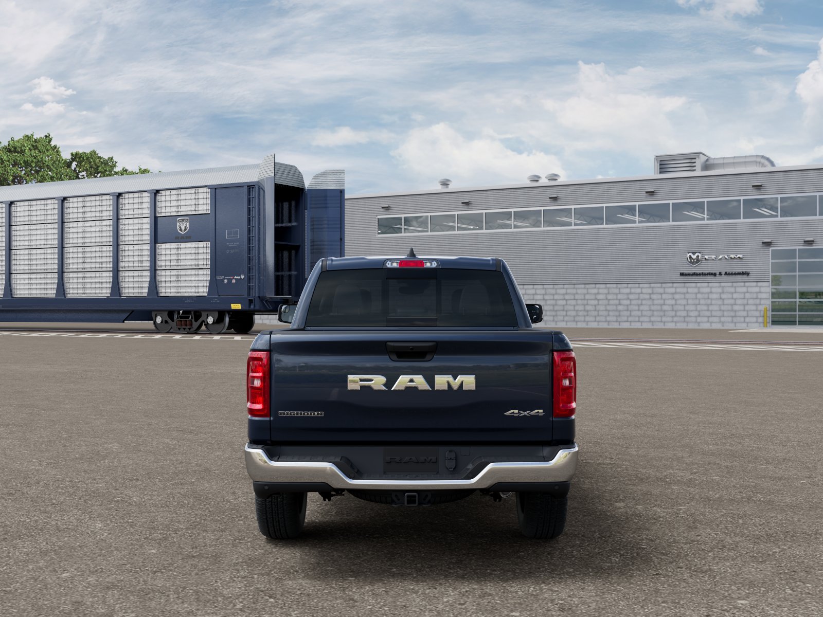 New 2026 Forged Blue Metallic Exterior Paint RAM RAM 1500 BIG HORN CREW CAB 4X4 image 107
