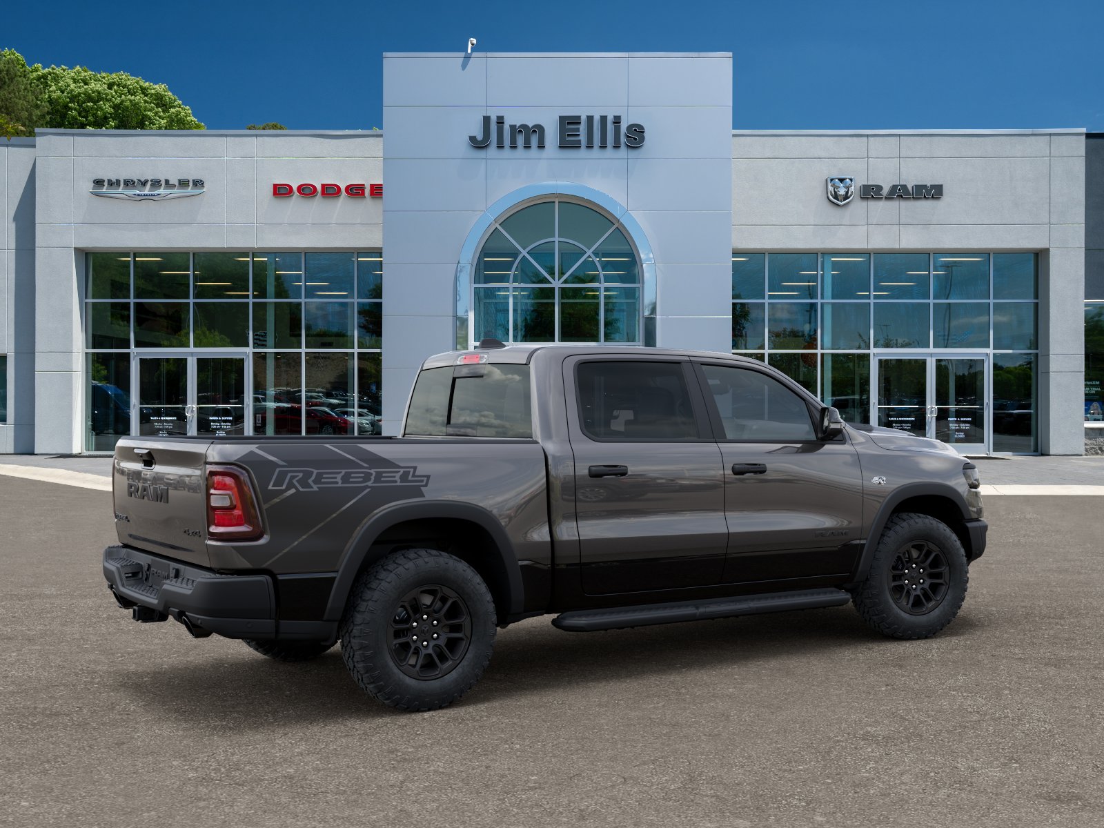 New 2026 Granite Crystal Metallic Clear-Coat Exterior Paint RAM Rebel image 30