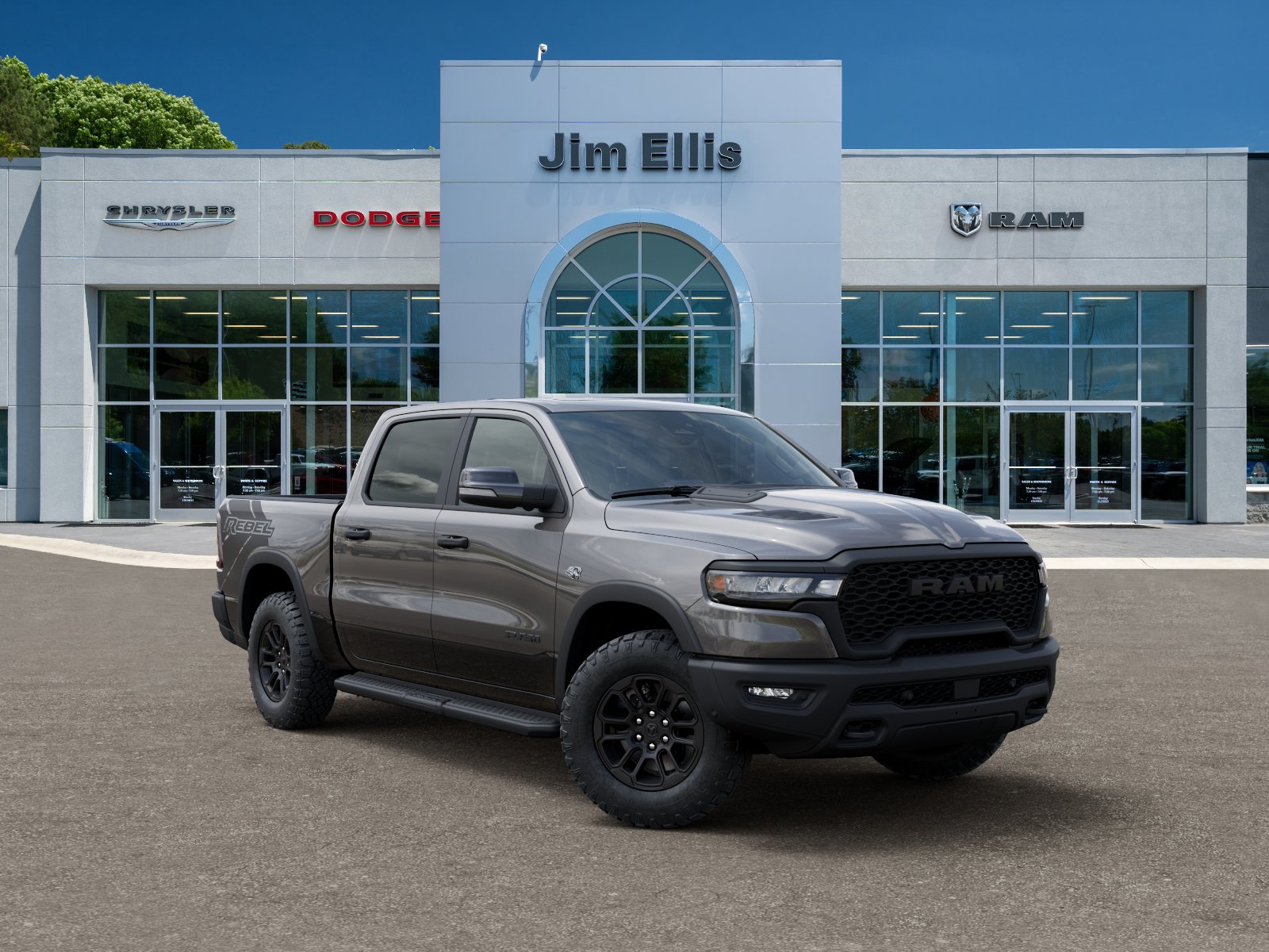 New 2026 Granite Crystal Metallic Clear-Coat Exterior Paint RAM Rebel image 31