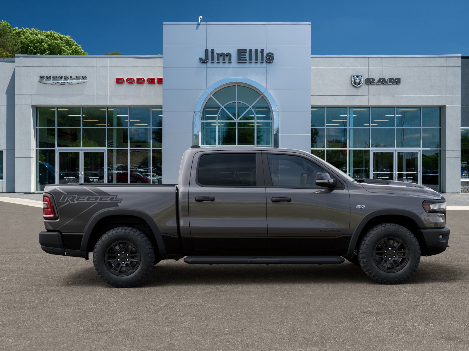 New 2026 Granite Crystal Metallic Clear-Coat Exterior Paint RAM Rebel image 47