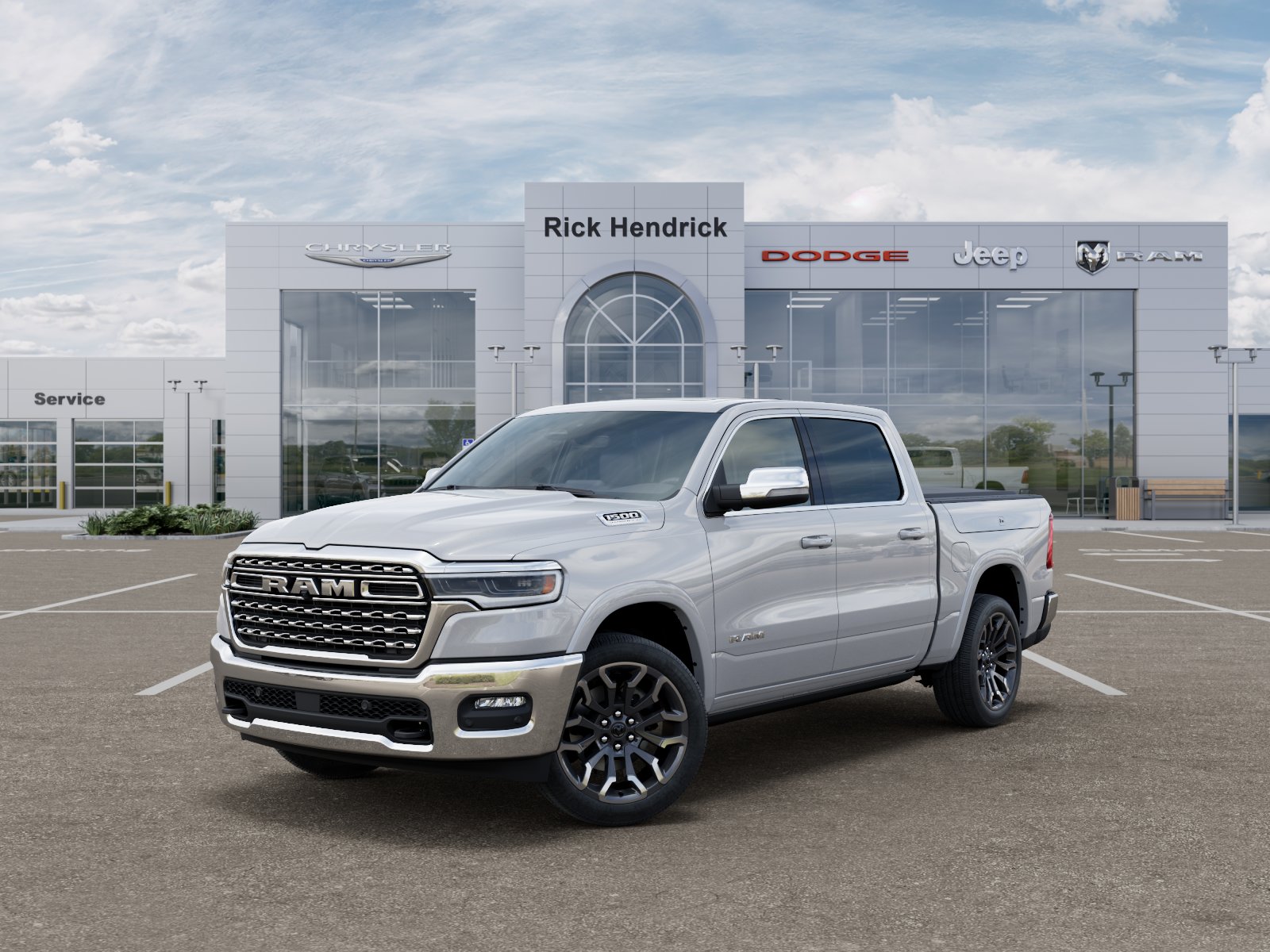 New 2026 Ivory White Tri-Coat Pearl-Coat Exterior Paint RAM Longhorn image 38