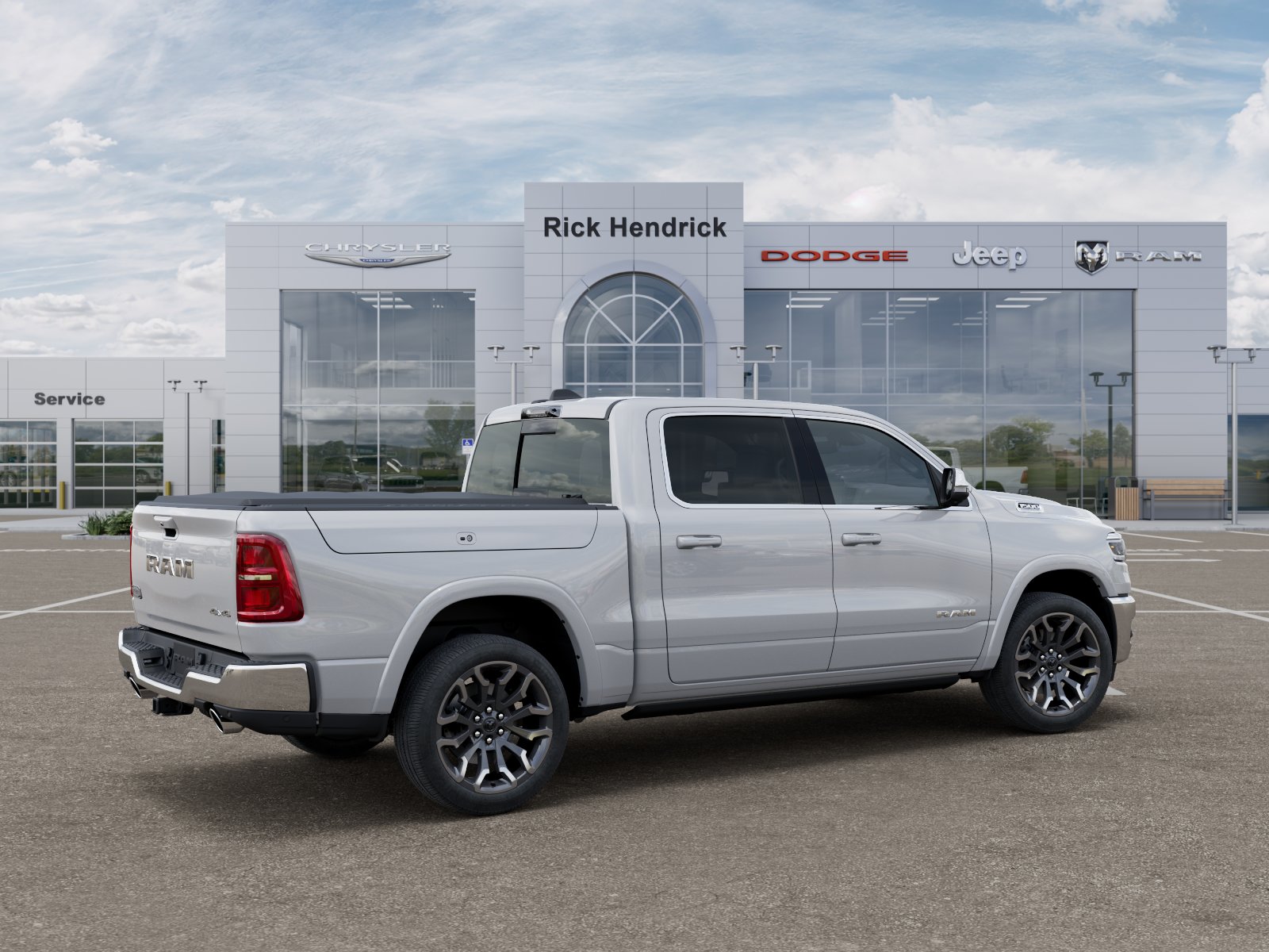 New 2026 Ivory White Tri-Coat Pearl-Coat Exterior Paint RAM Longhorn image 41