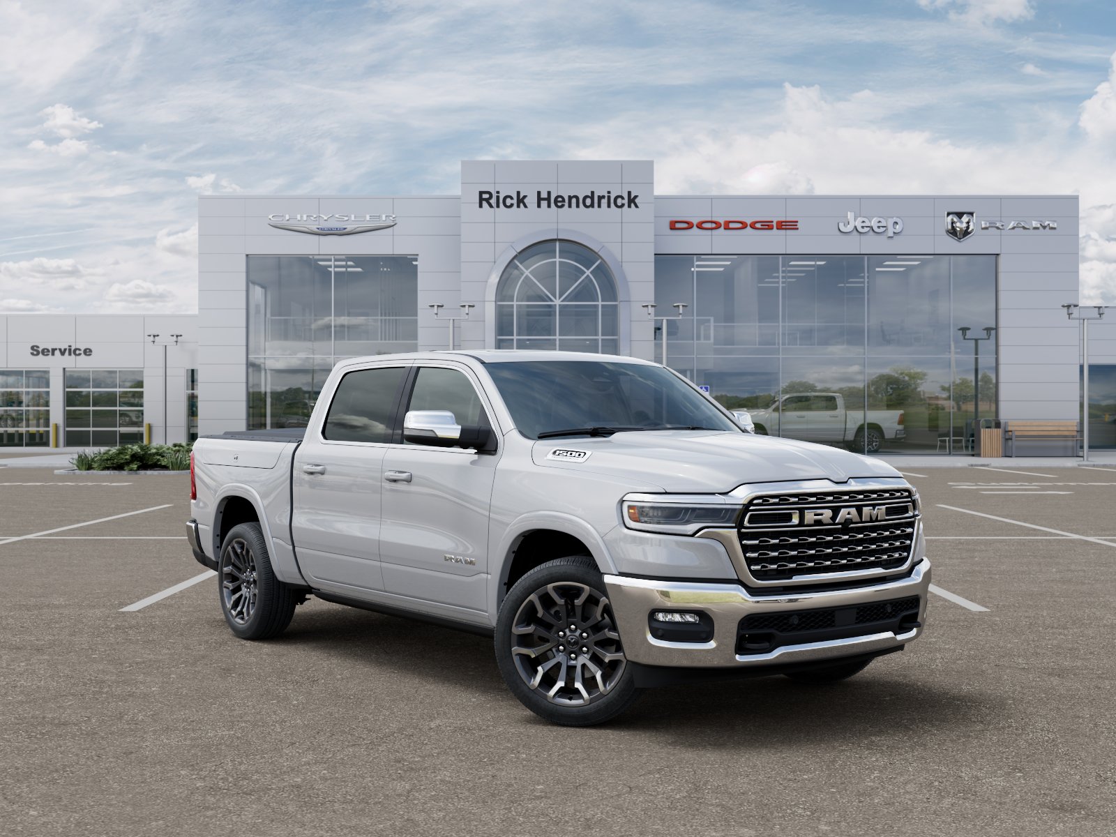 New 2026 Ivory White Tri-Coat Pearl-Coat Exterior Paint RAM Longhorn image 37