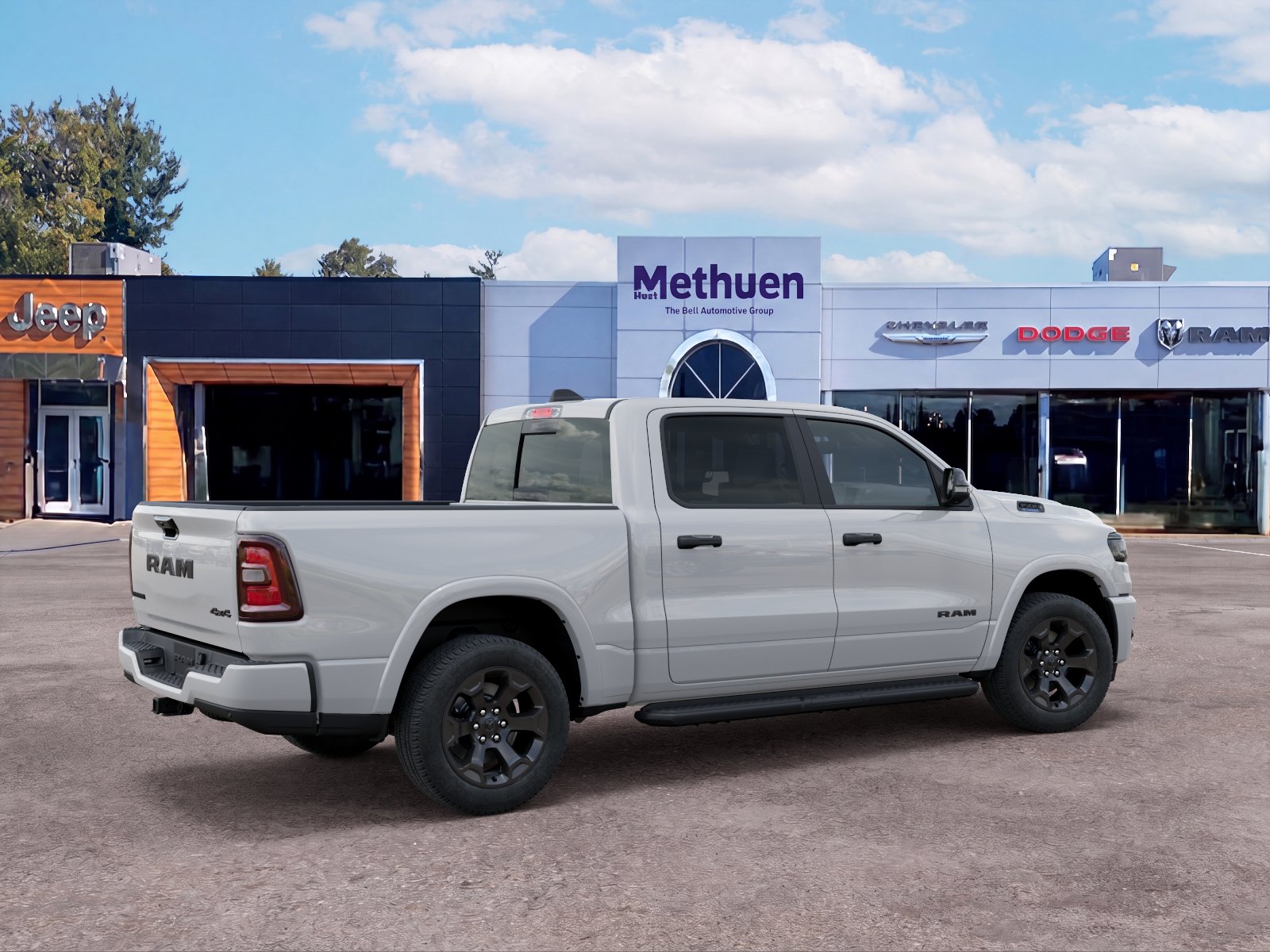 New 2026 Bright White Clear-Coat Exterior Paint RAM Big Horn image 30