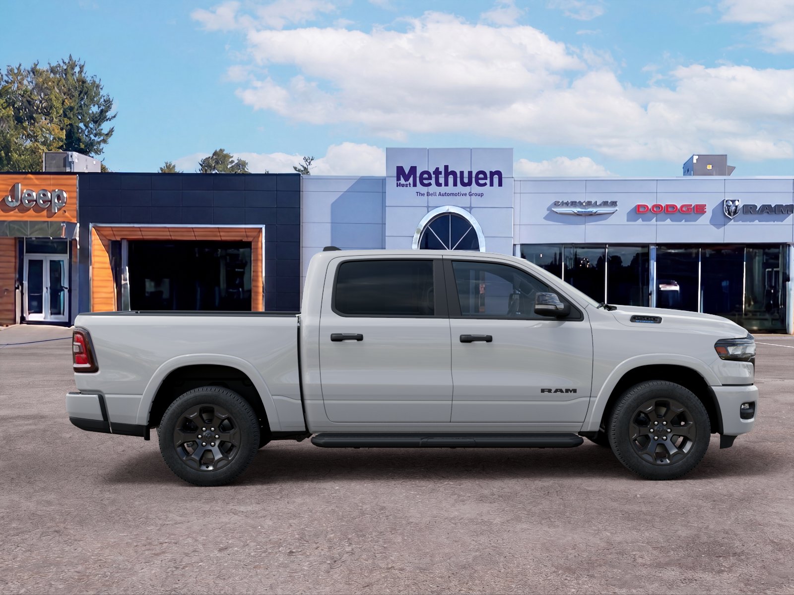 New 2026 Bright White Clear-Coat Exterior Paint RAM Big Horn image 47