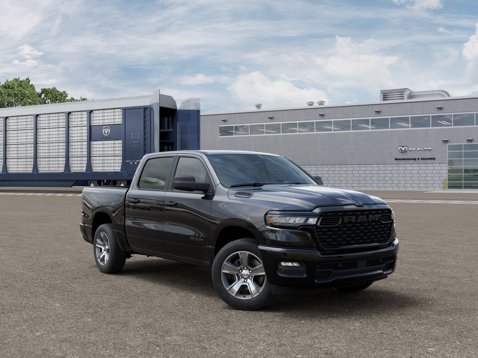 New 2026 Diamond Black Crystal Pearlcoat RAM Express image 27