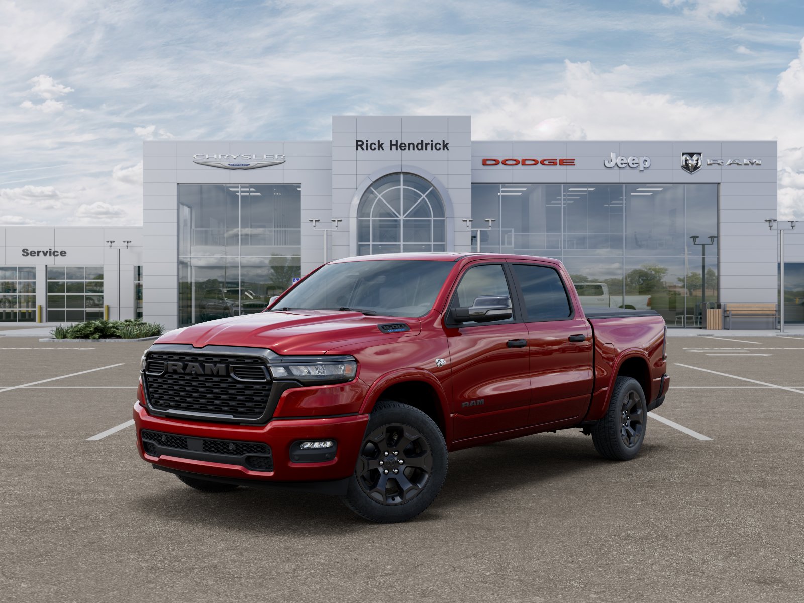 New 2026 Molten Red Pearl-Coat Exterior Paint RAM Big Horn image 29