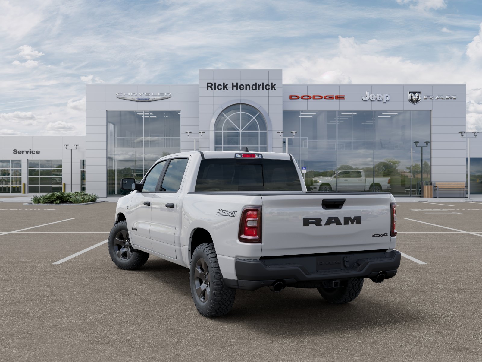 New 2026 Bright White Clear-Coat Exterior Paint RAM Warlock image 3