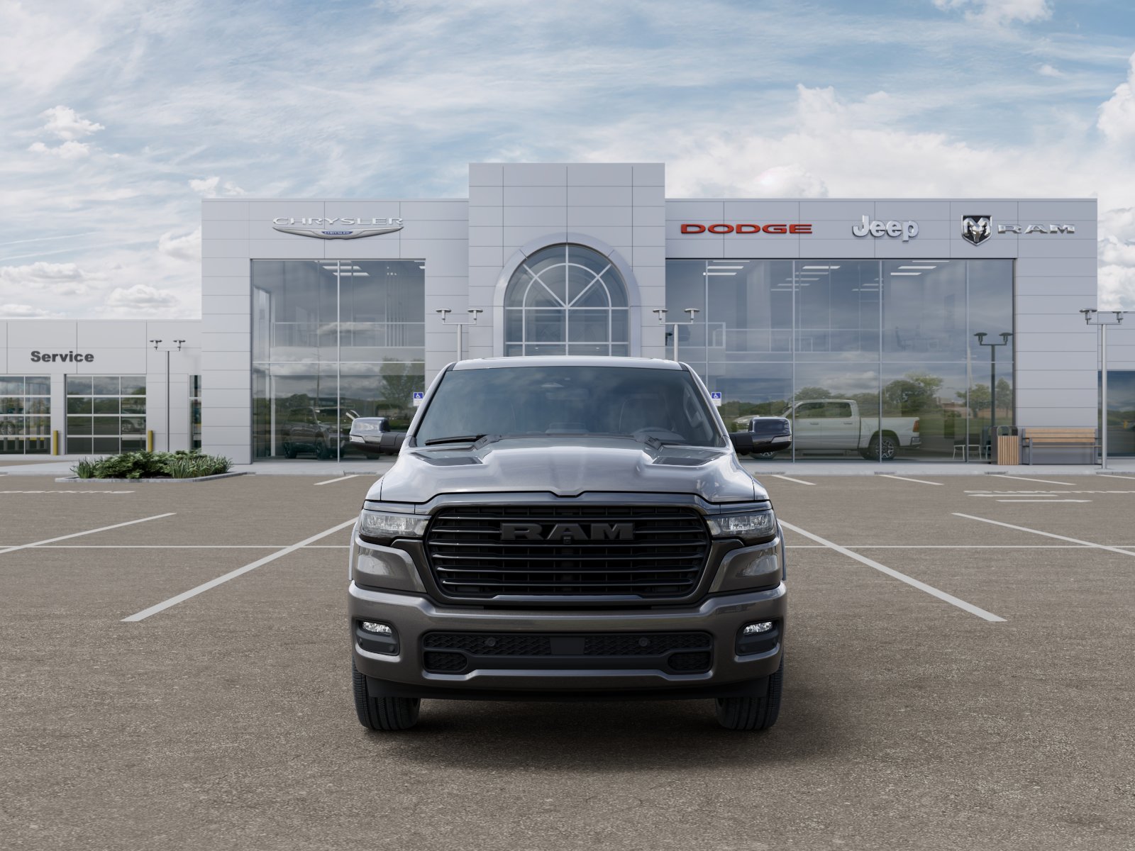 New 2026 Granite Crystal Metallic Clear-Coat Exterior Paint RAM Laramie image 32
