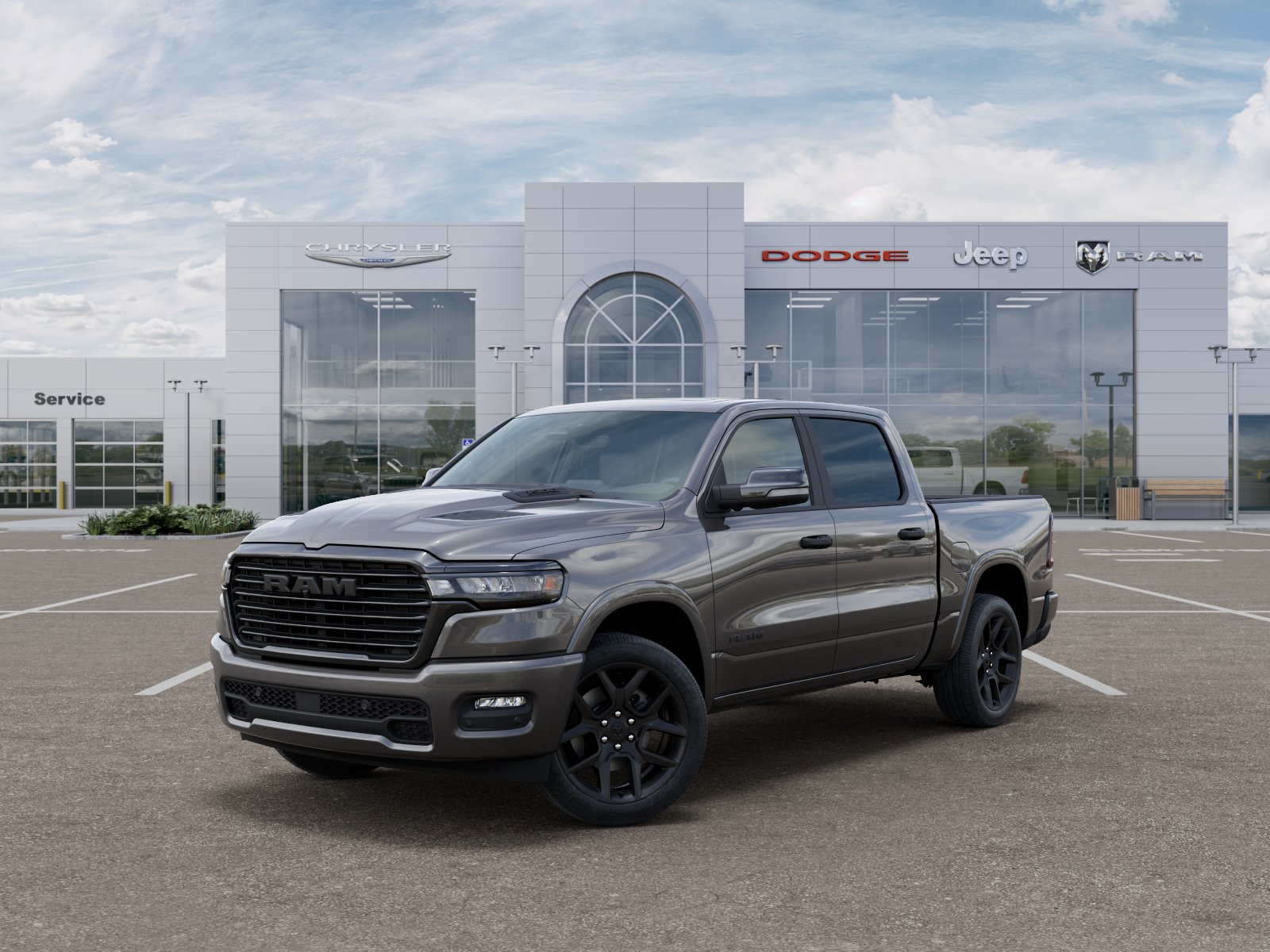 New 2026 Granite Crystal Metallic Clear-Coat Exterior Paint RAM Laramie image 27