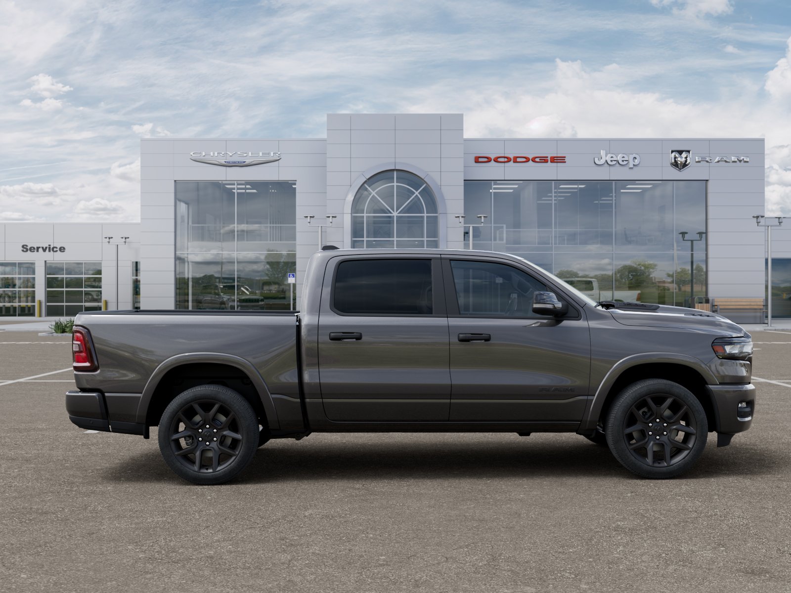 New 2026 Granite Crystal Metallic Clear-Coat Exterior Paint RAM Laramie image 47