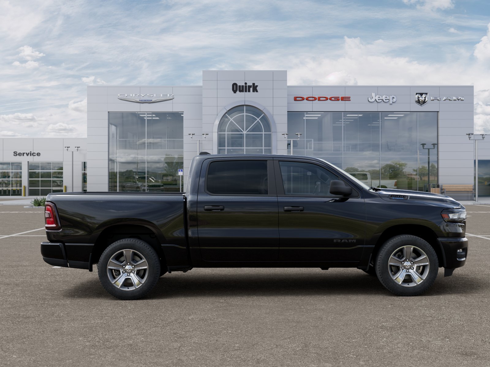 New 2026 Diamond Black Crystal Pearlcoat Ram Express image 47