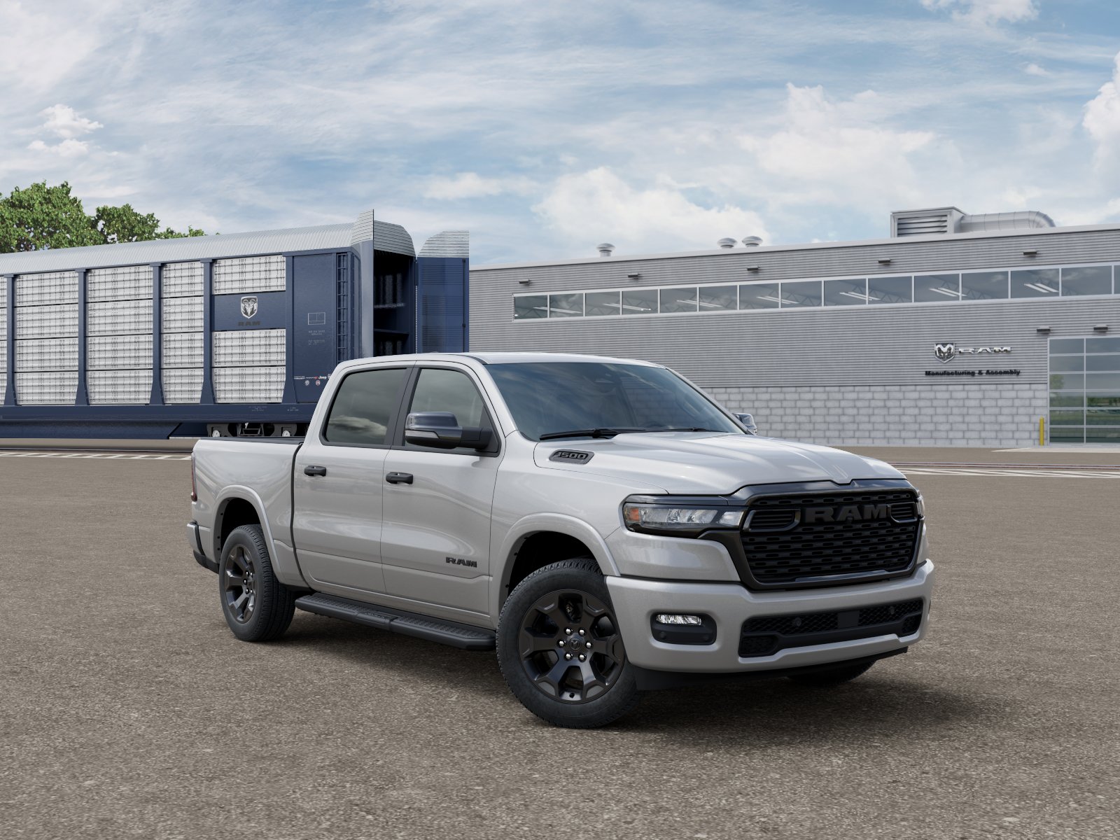 New 2026 Silver Zynith Exterior Paint RAM Big Horn image 3