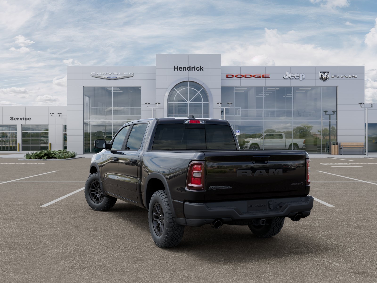 New 2026 Diamond Black Crystal Pearl-Coat Exterior Paint RAM Rebel image 40