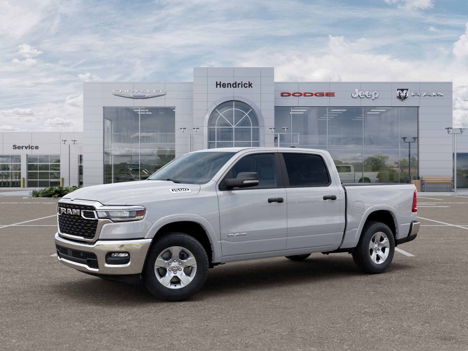 New 2026 Bright White Clear-Coat Exterior Paint RAM Big Horn image 36
