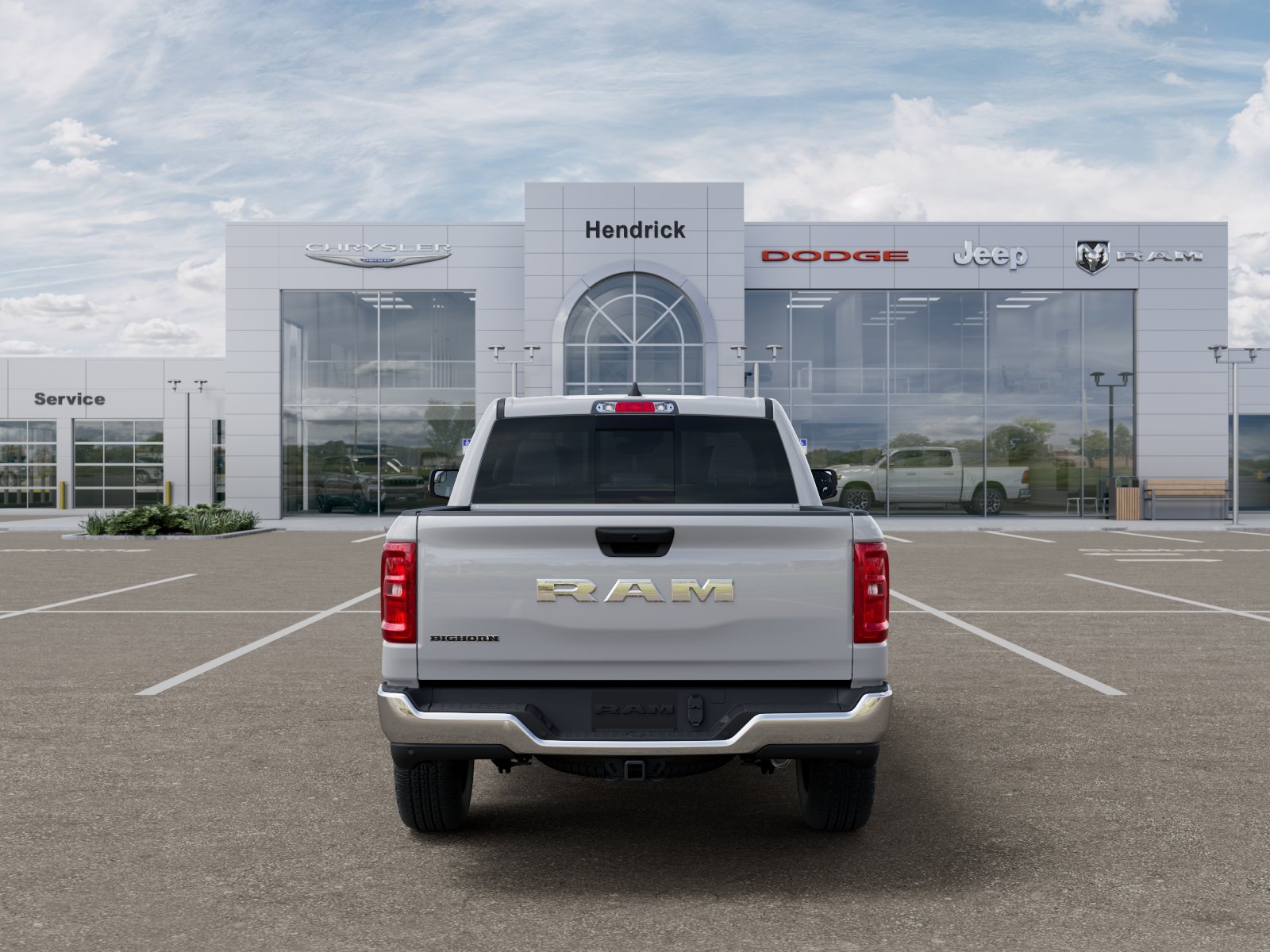 New 2026 Bright White Clear-Coat Exterior Paint RAM Big Horn image 40