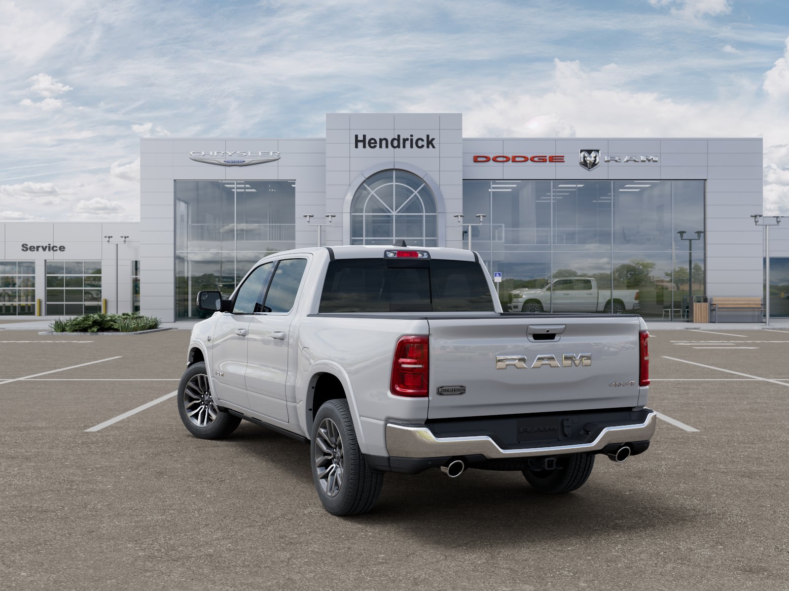 New 2026 Ivory White Tri-Coat Pearl-Coat Exterior Paint RAM Longhorn image 31