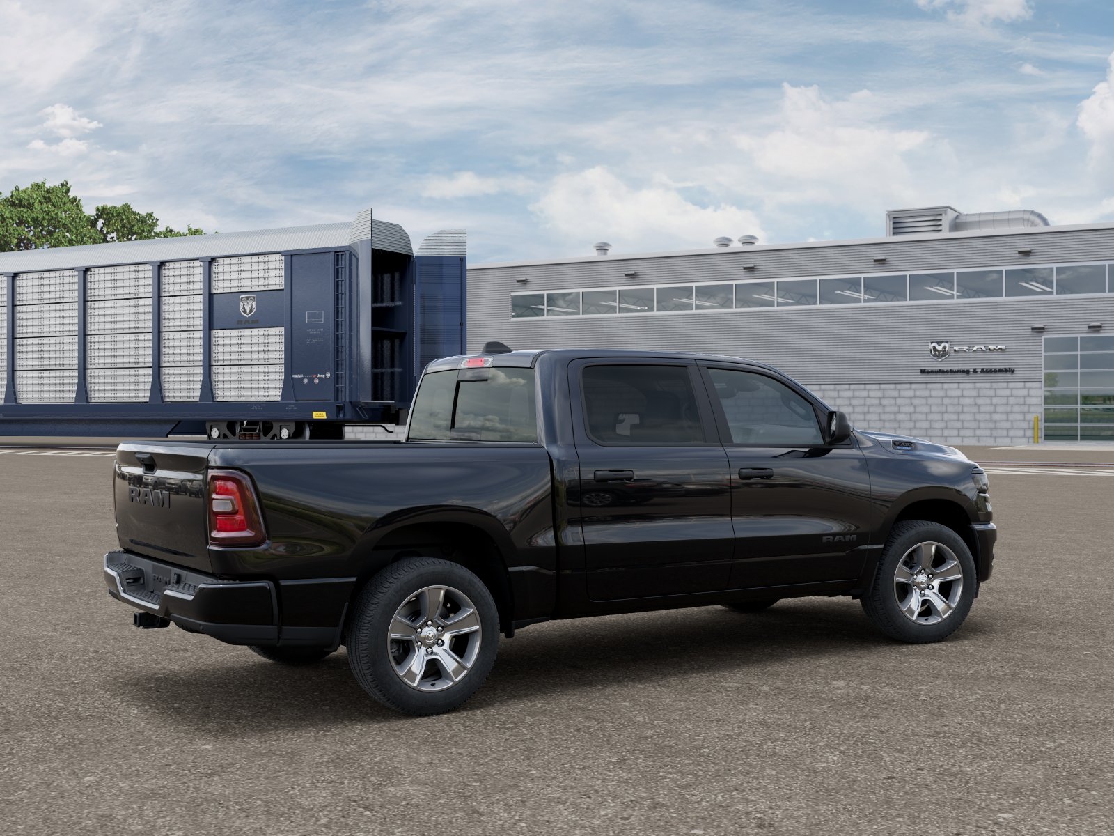 New 2026 Diamond Black Crystal Pearlcoat RAM Express image 5