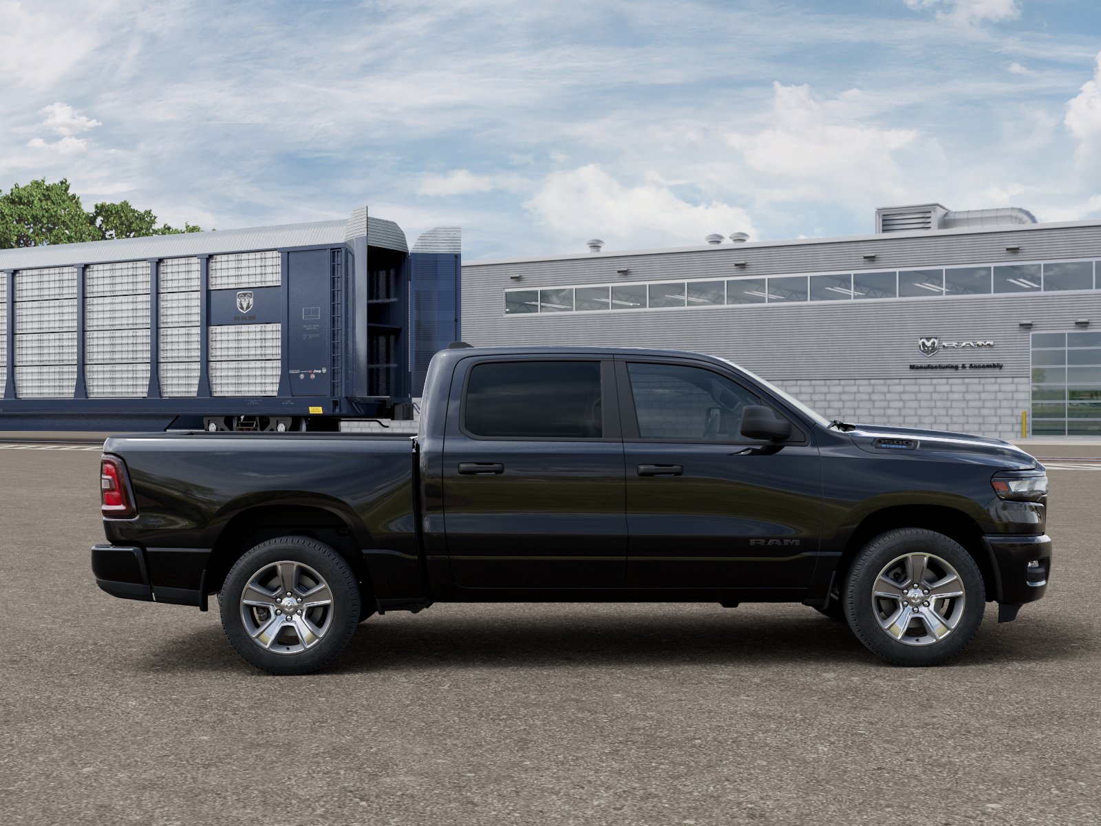 New 2026 Diamond Black Crystal Pearlcoat RAM Express image 21