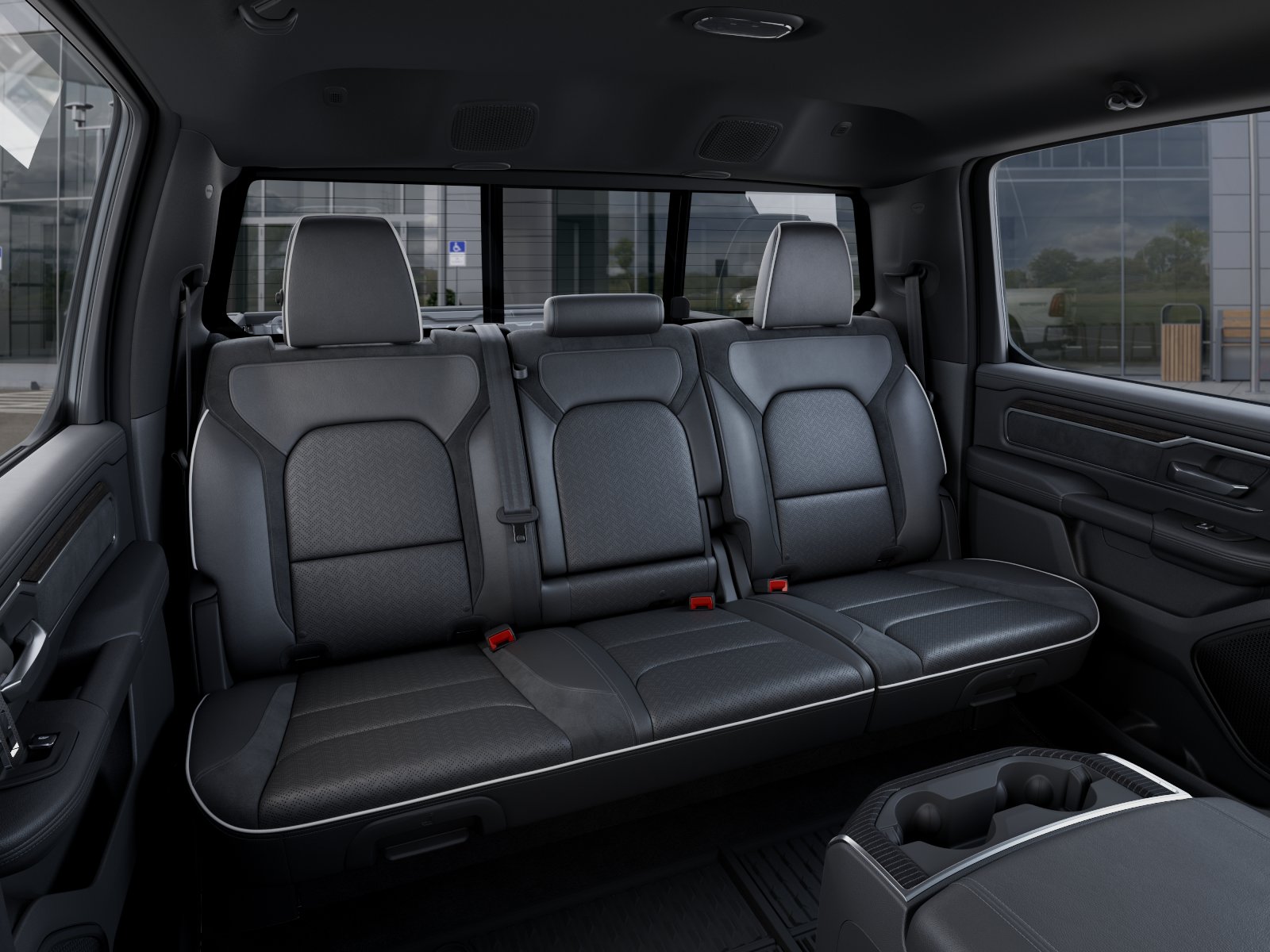 New 2026 Bright White Clear-Coat Exterior Paint RAM RAM 1500 LARAMIE CREW CAB 4X4 image 115