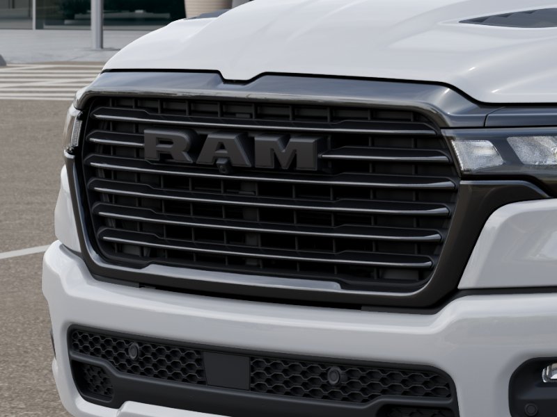 New 2026 Bright White Clear-Coat Exterior Paint RAM RAM 1500 LARAMIE CREW CAB 4X4 image 111