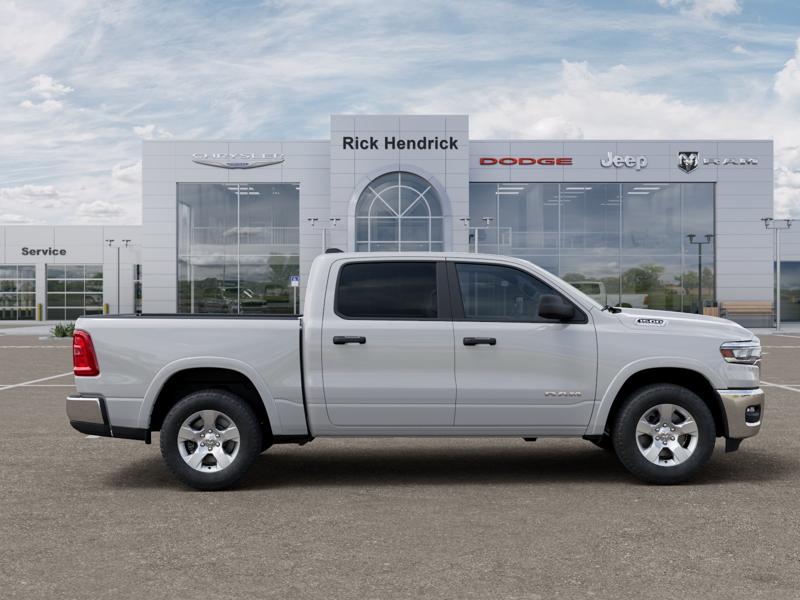 New 2026 Bright White Clear-Coat Exterior Paint RAM Big Horn image 56