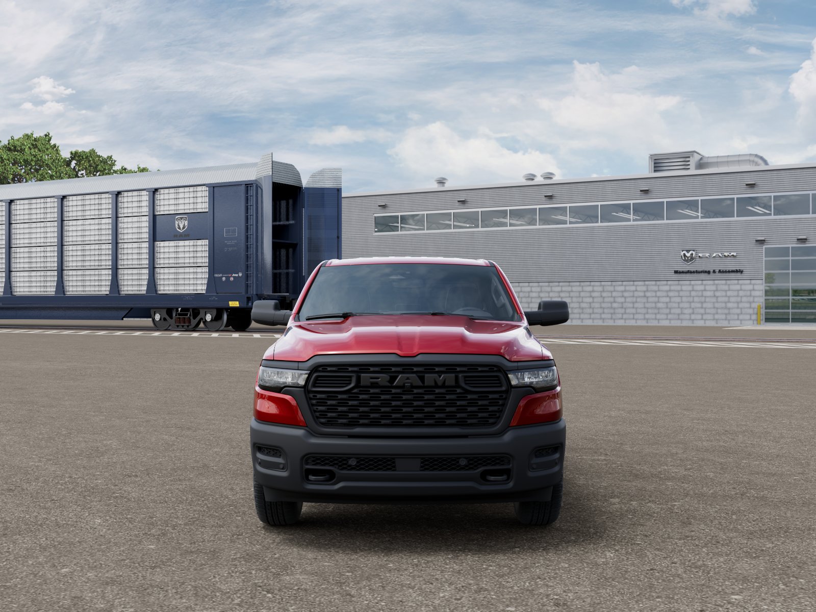New 2026 Molten Red Pearl-Coat Exterior Paint RAM Tradesman image 6