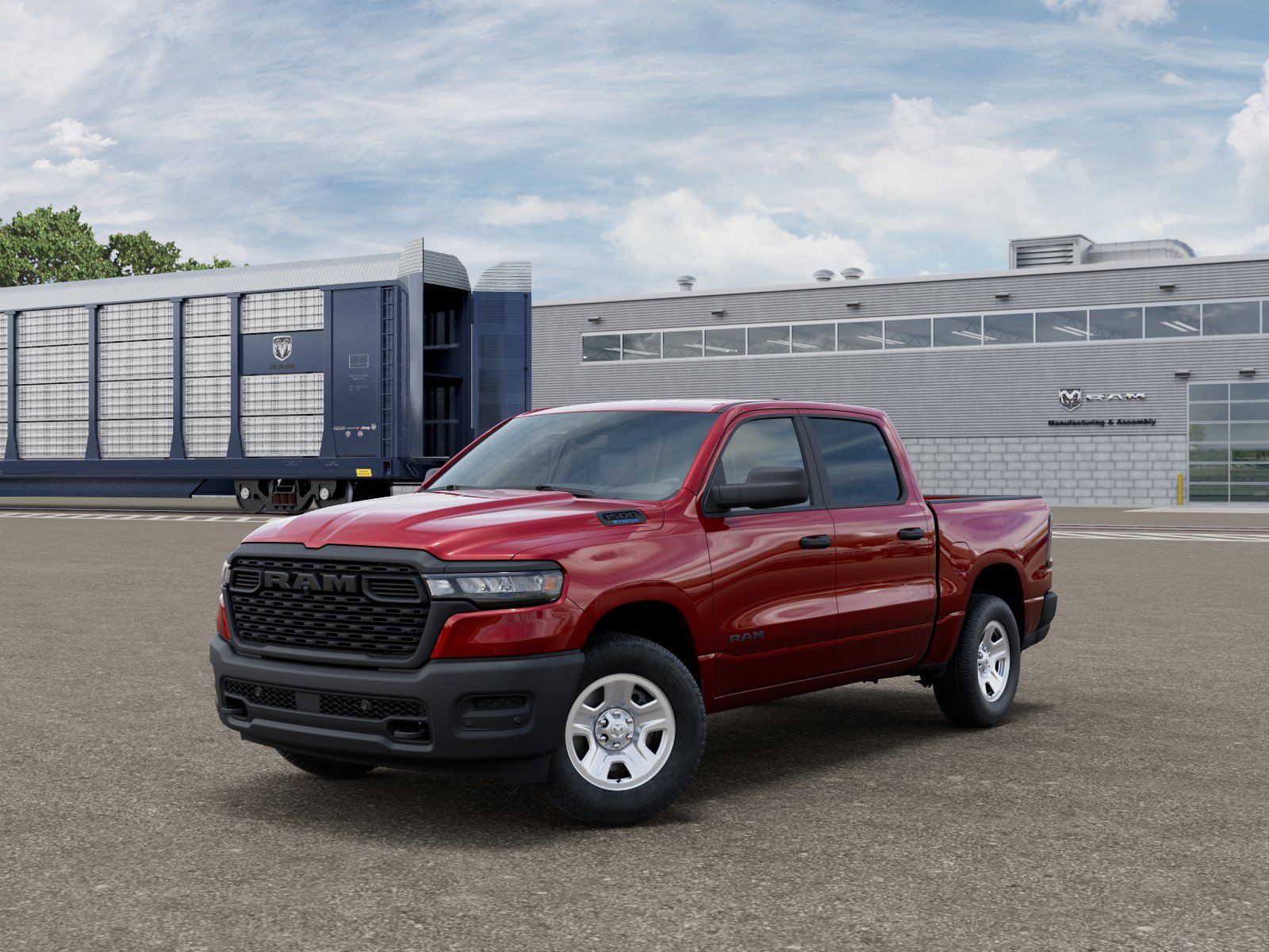 New 2026 Molten Red Pearl-Coat Exterior Paint RAM Tradesman image 2