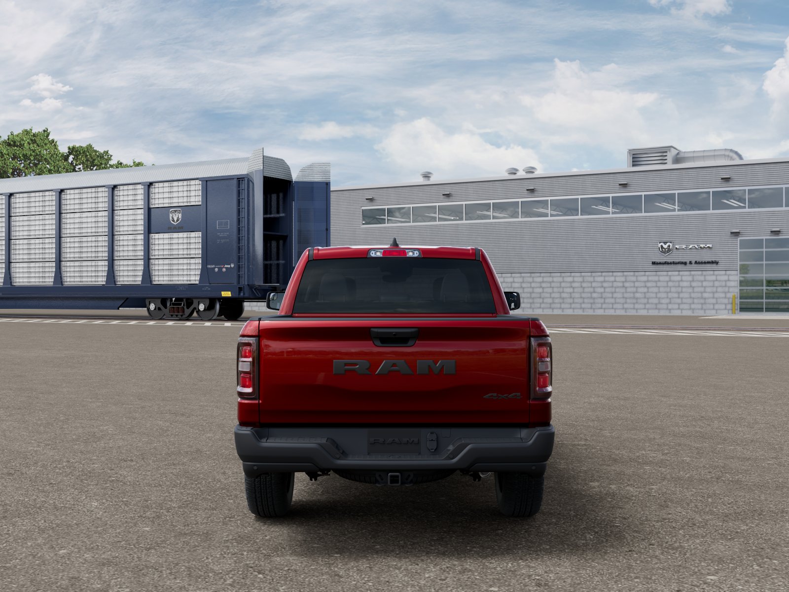 New 2026 Molten Red Pearl-Coat Exterior Paint RAM Tradesman image 7