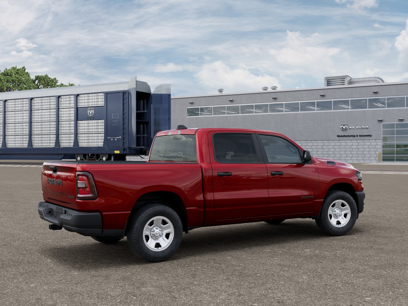 New 2026 Molten Red Pearl-Coat Exterior Paint RAM Tradesman image 5