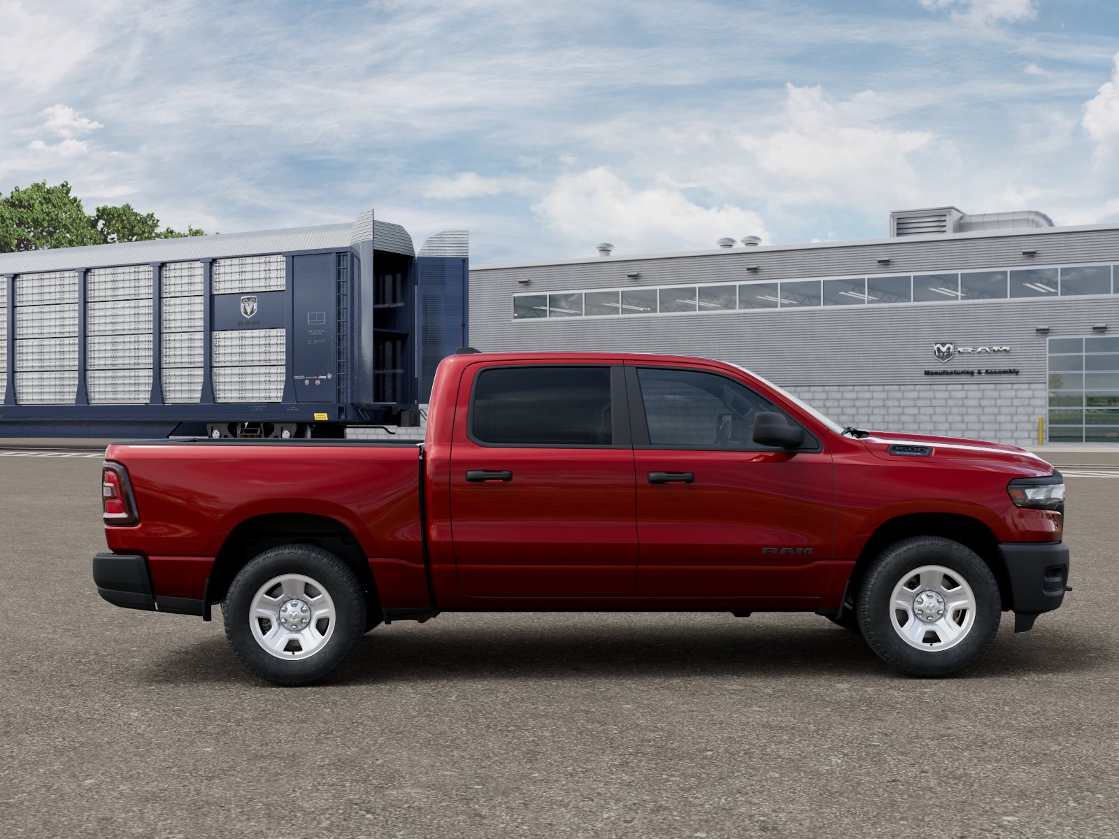 New 2026 Molten Red Pearl-Coat Exterior Paint RAM Tradesman image 21
